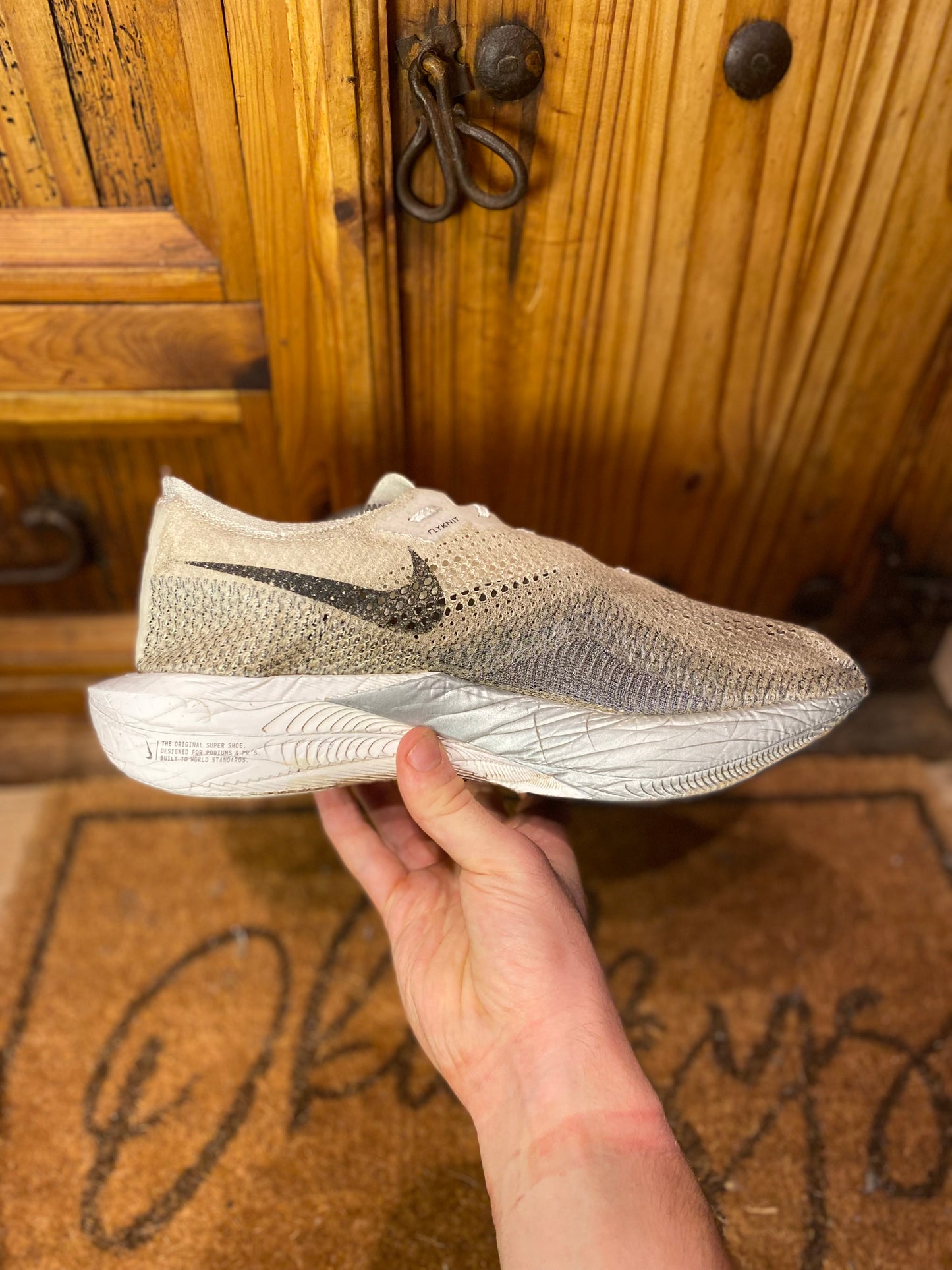 NIKE VAPORFLY 3 ‘WHITE PARTICLE GREY’ - UK 10