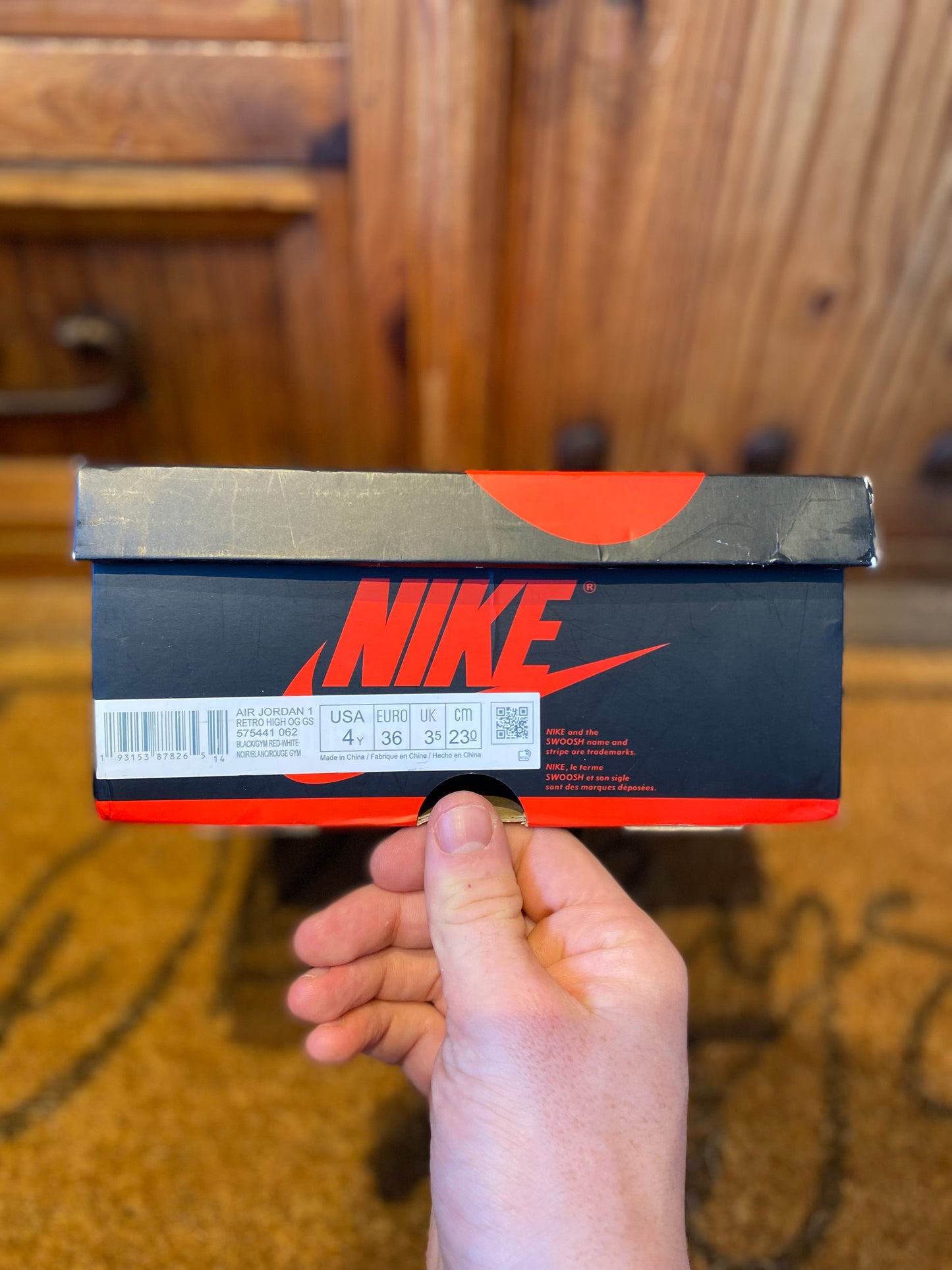 JORDAN 1 HIGH ‘BLOODLINE’ - UK 3.5