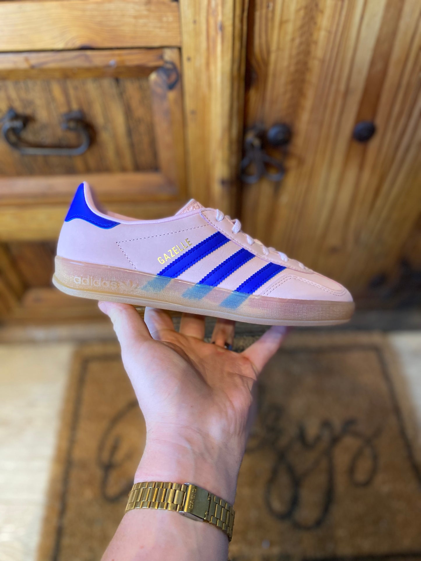 ADIDAS GAZELLE INDOOR ‘CLEAR PINK’ - DS - UK 4.5