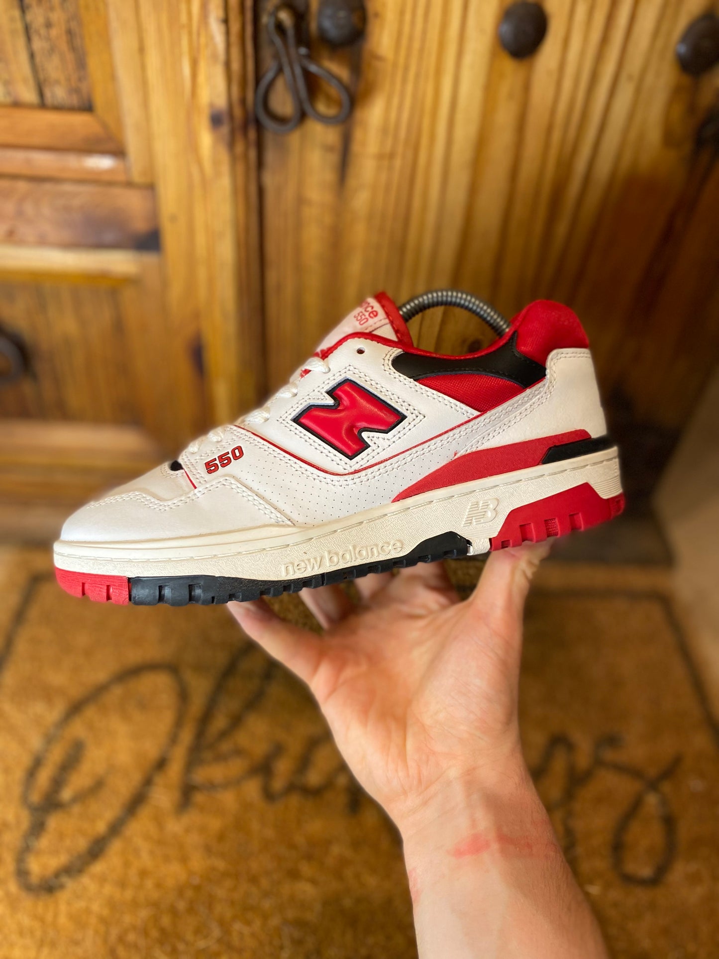 NEW BALANCE 550 ‘WHITE RED’ - UK 7