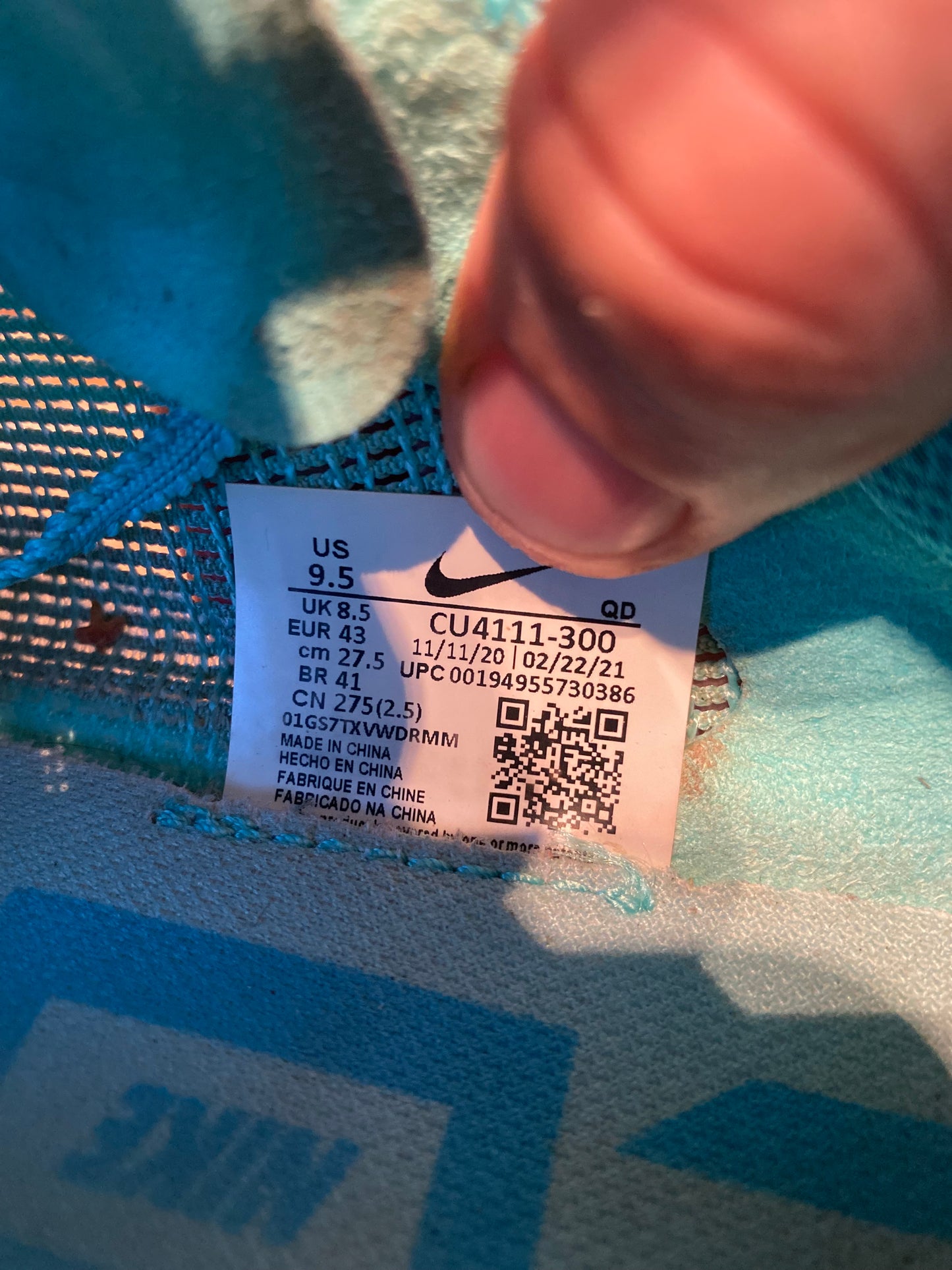 NIKE VAPORFLY 2 ‘AURORA GREEN’ - UK 8.5