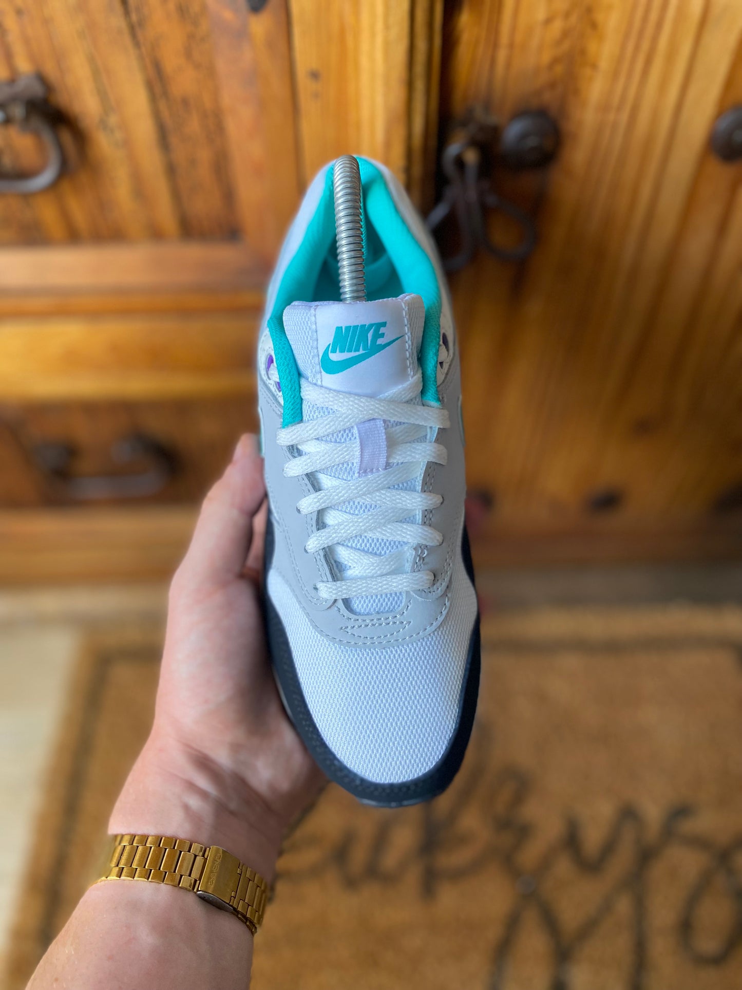 NIKE AIR MAX 1 ‘COURT PURPLE HYPER JADE’ - UK 4.5