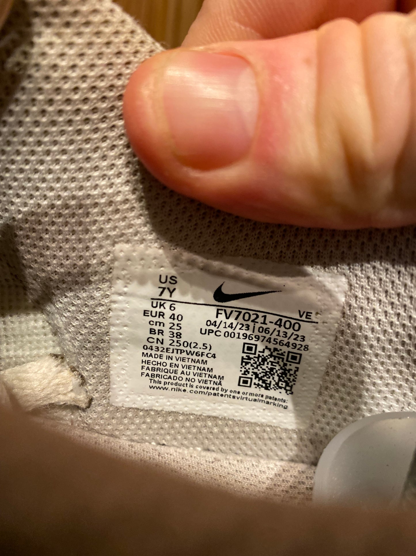 NIKE DUNK LOW ‘PHOTO BLUE’ - UK 6