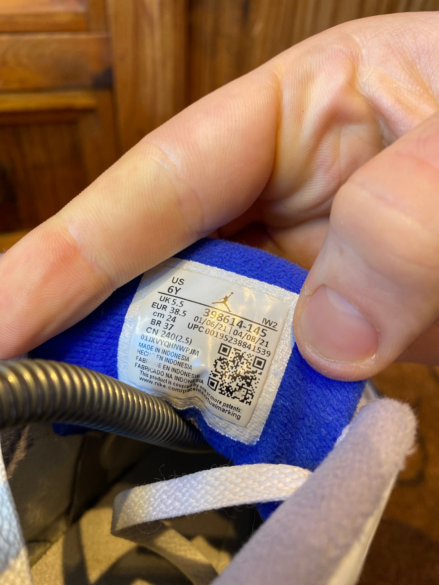 JORDAN 3 ‘RACE BLUE’ - UK 5.5