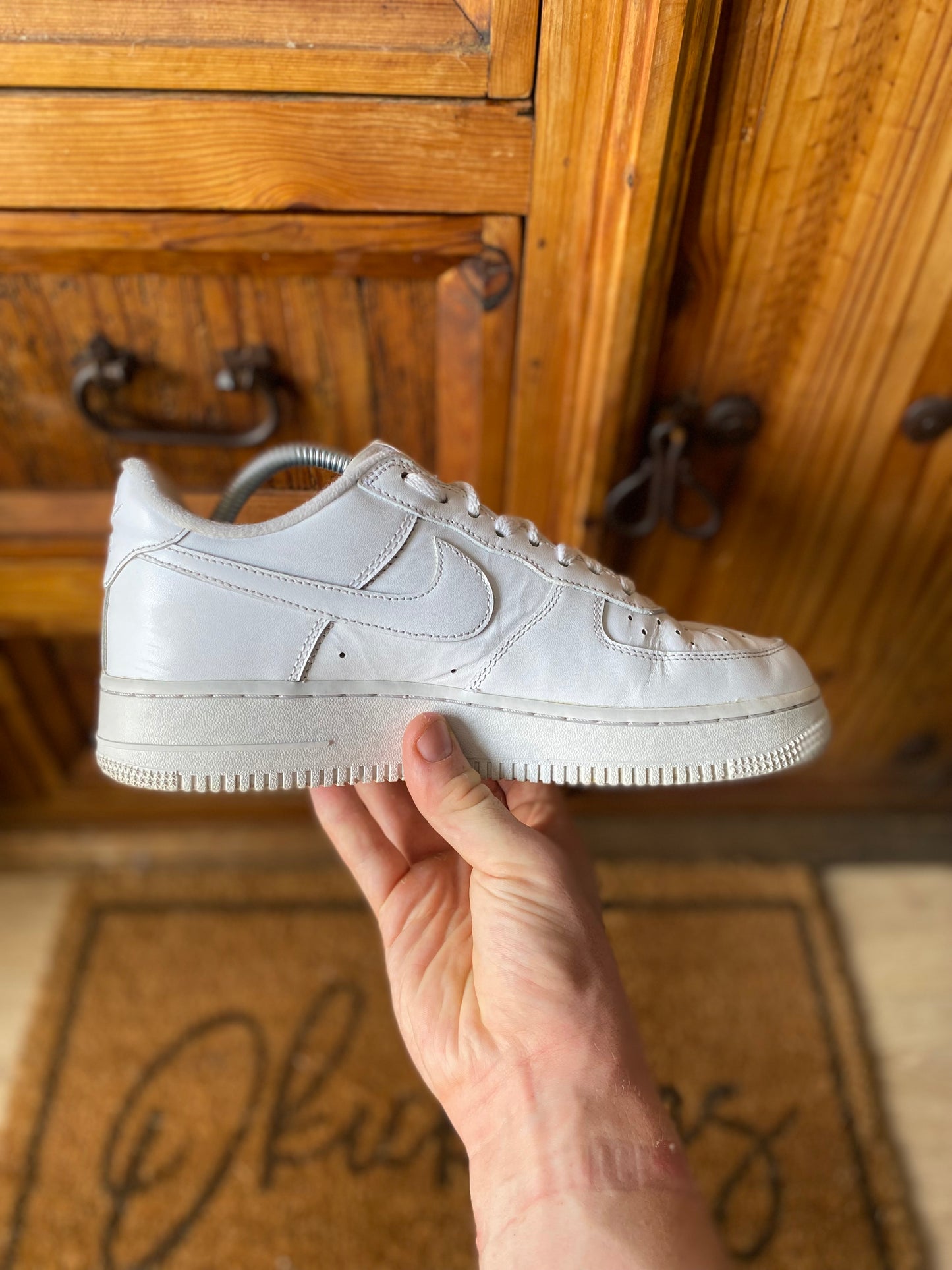 NIKE X SUPREME AIR FORCE 1 ‘WHITE’ - UK 7