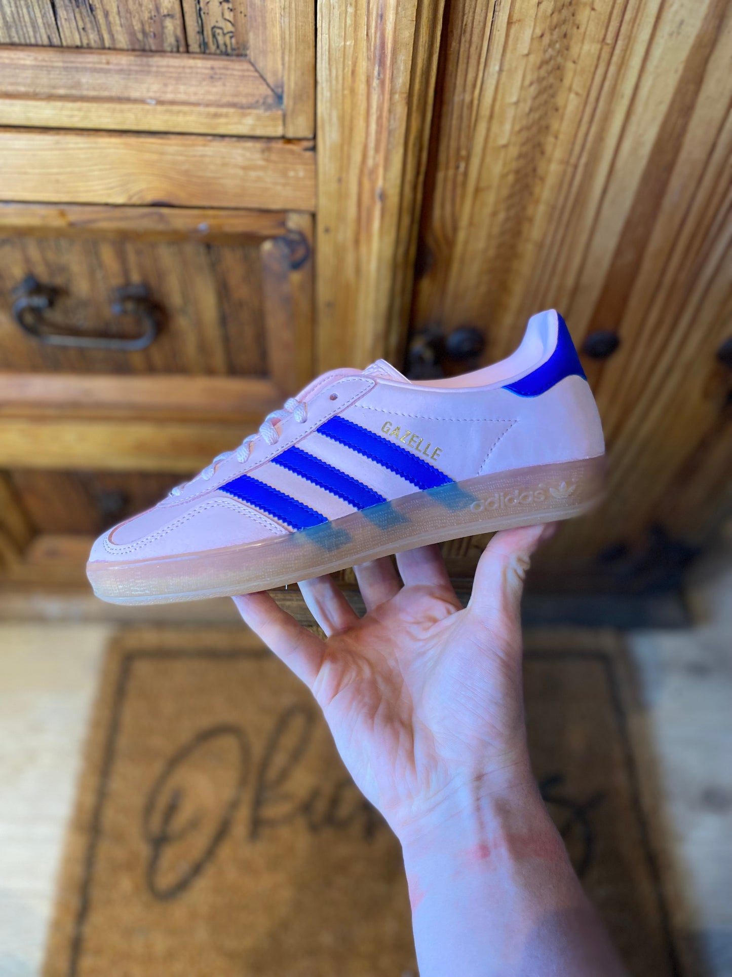 ADIDAS GAZELLE INDOOR ‘CLEAR PINK’ - DS - UK 4.5