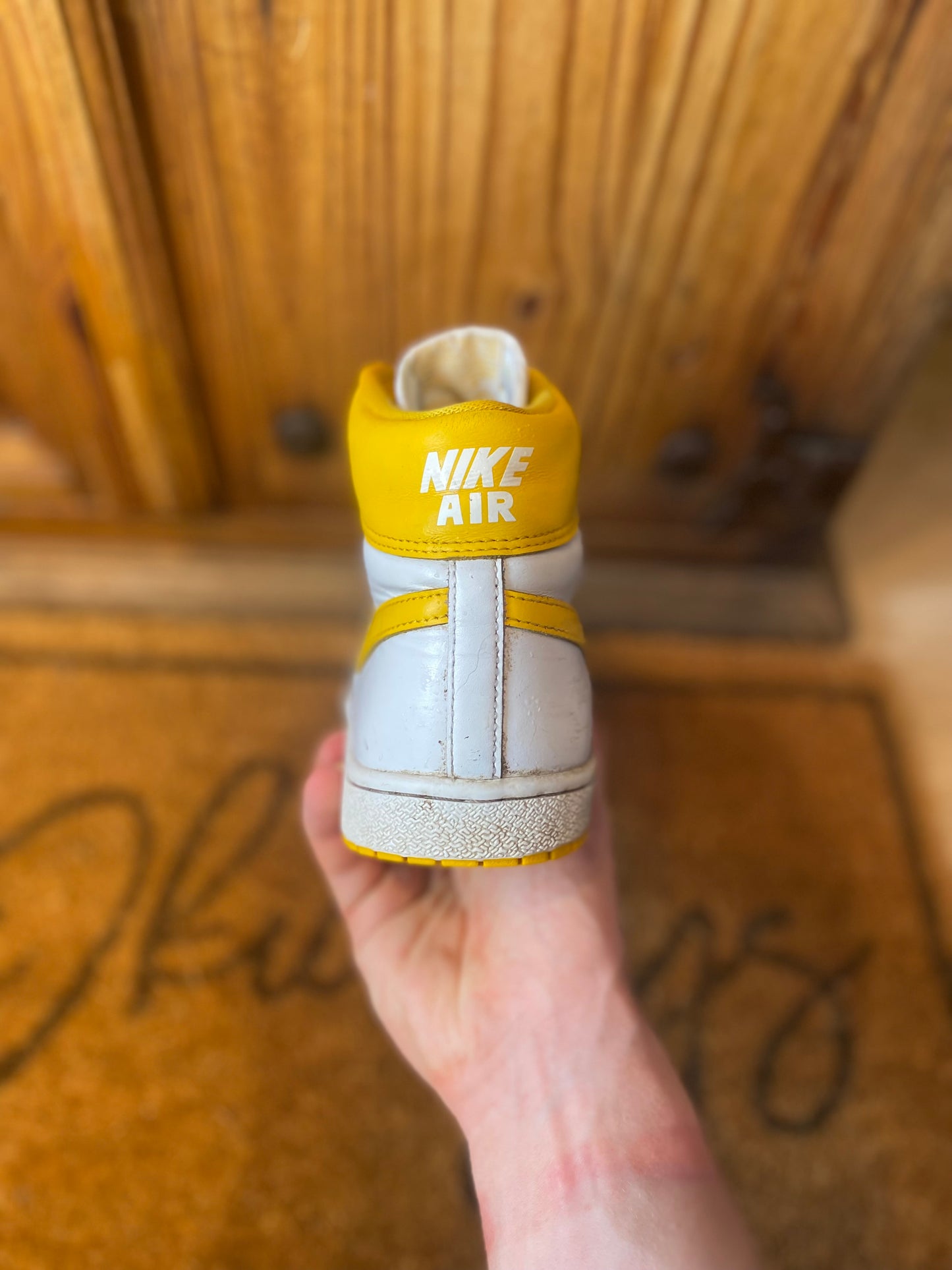 NIKE JORDAN AIR SHIP PE ‘UNIVERSITY GOLD’ - UK 8.5