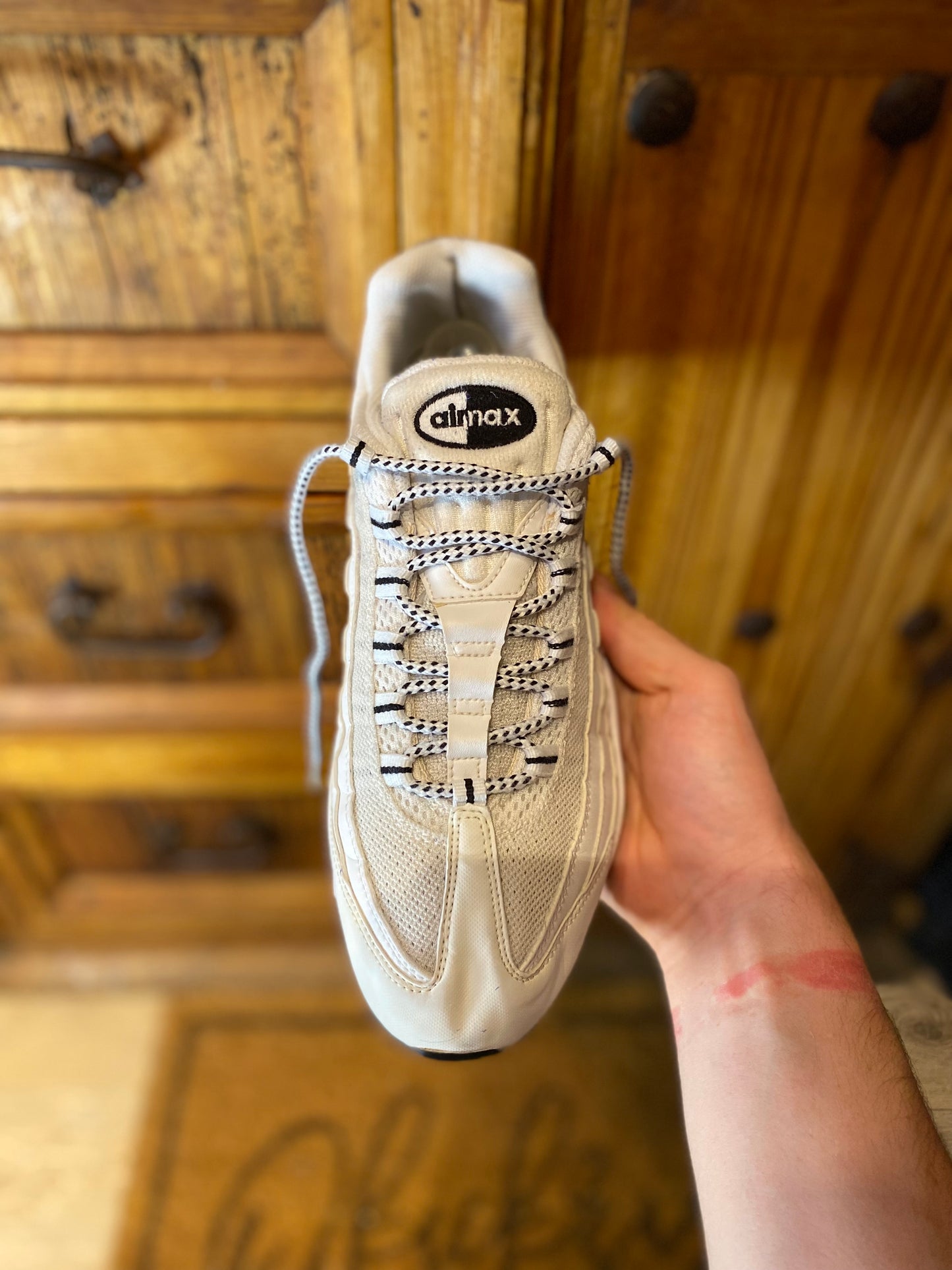 NIKE AIR MAX 95 ‘WHITE BLACK’ - UK 9