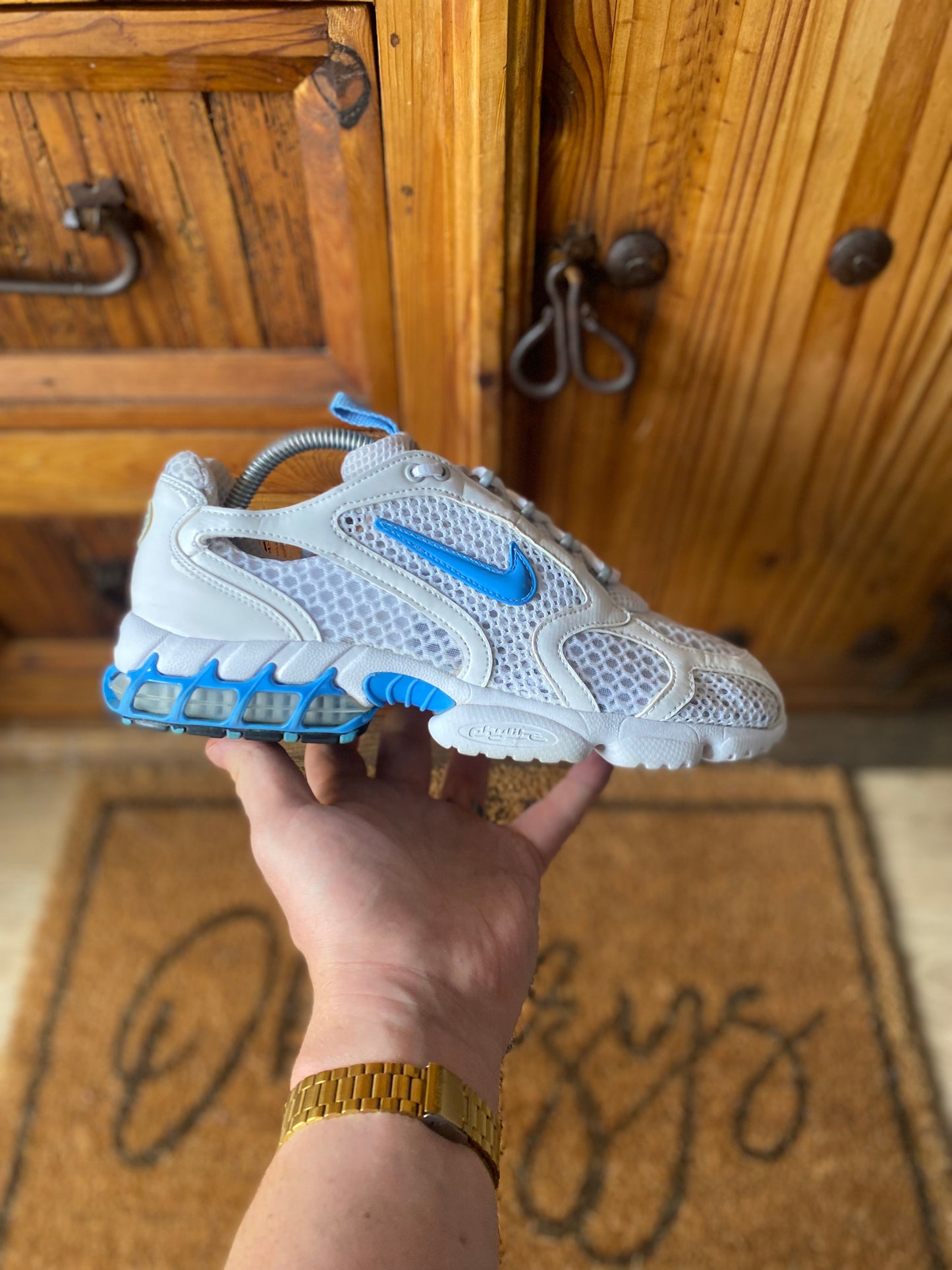 NIKE AIR ZOOM SPIRIDON CAGE 2 ‘WHITE UNIVERSITY BLUE’ - UK 7