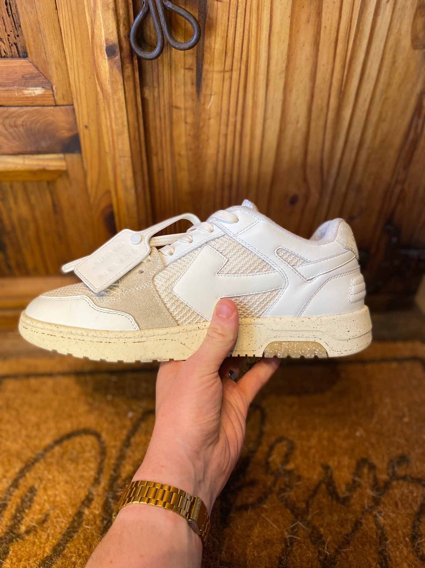 OFF-WHITE OUT OF OFFICE LOW SLIM ‘WHITE’ - UK 12