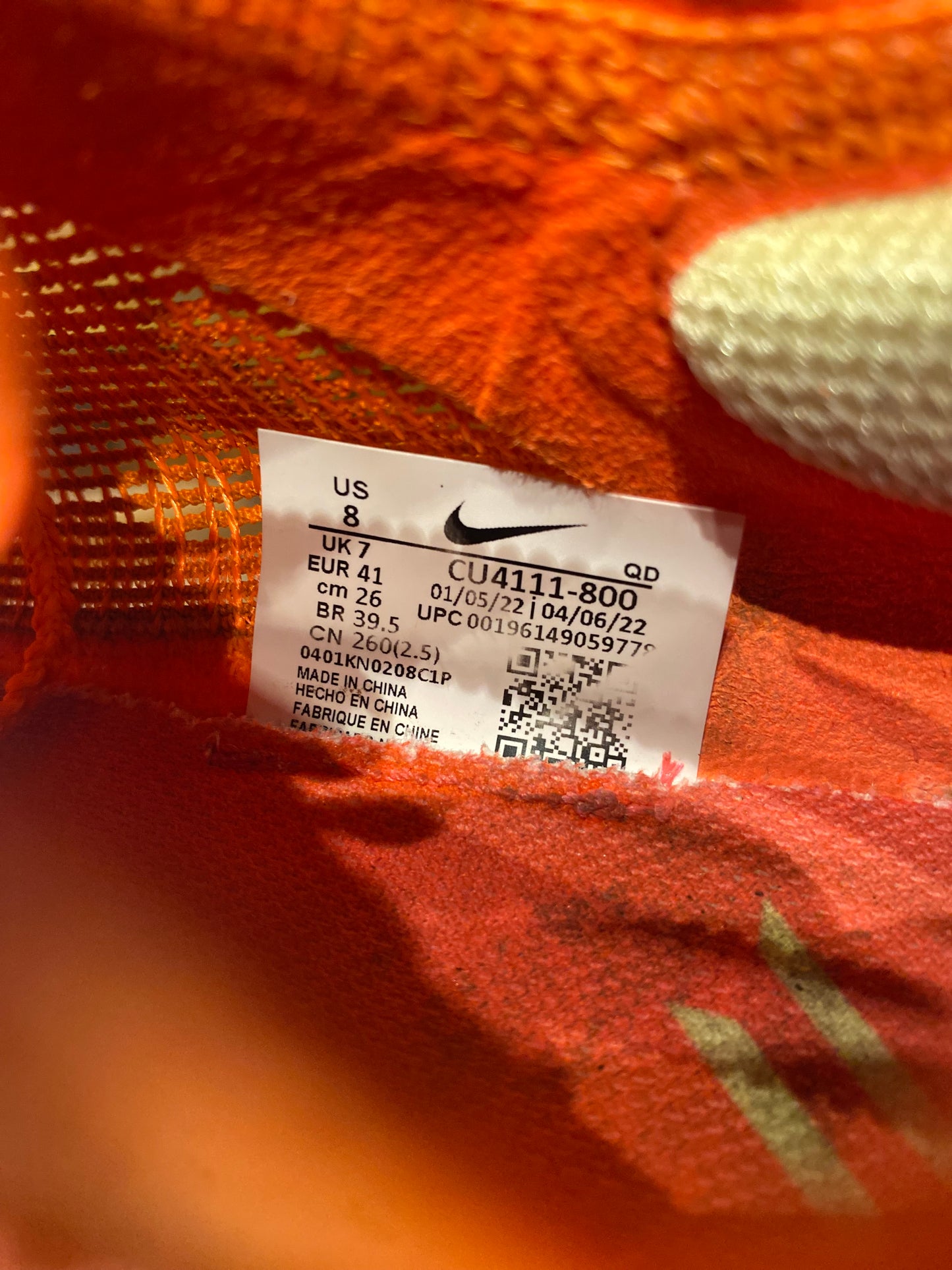 NIKE VAPORFLY 2 ‘TOTAL ORANGE’ - UK 7