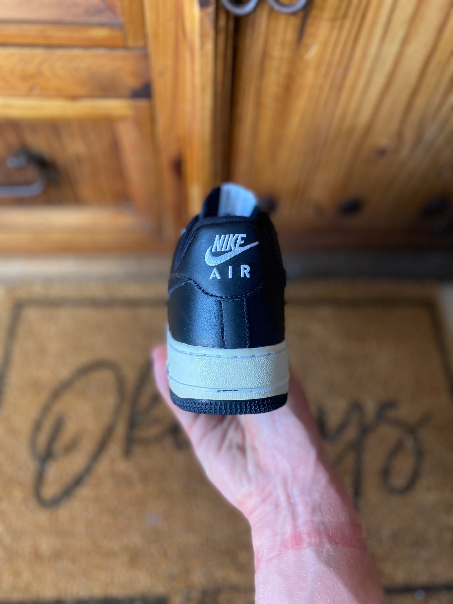 NIKE AIR FORCE 1 ‘SILVER METALLIC’ - UK 8