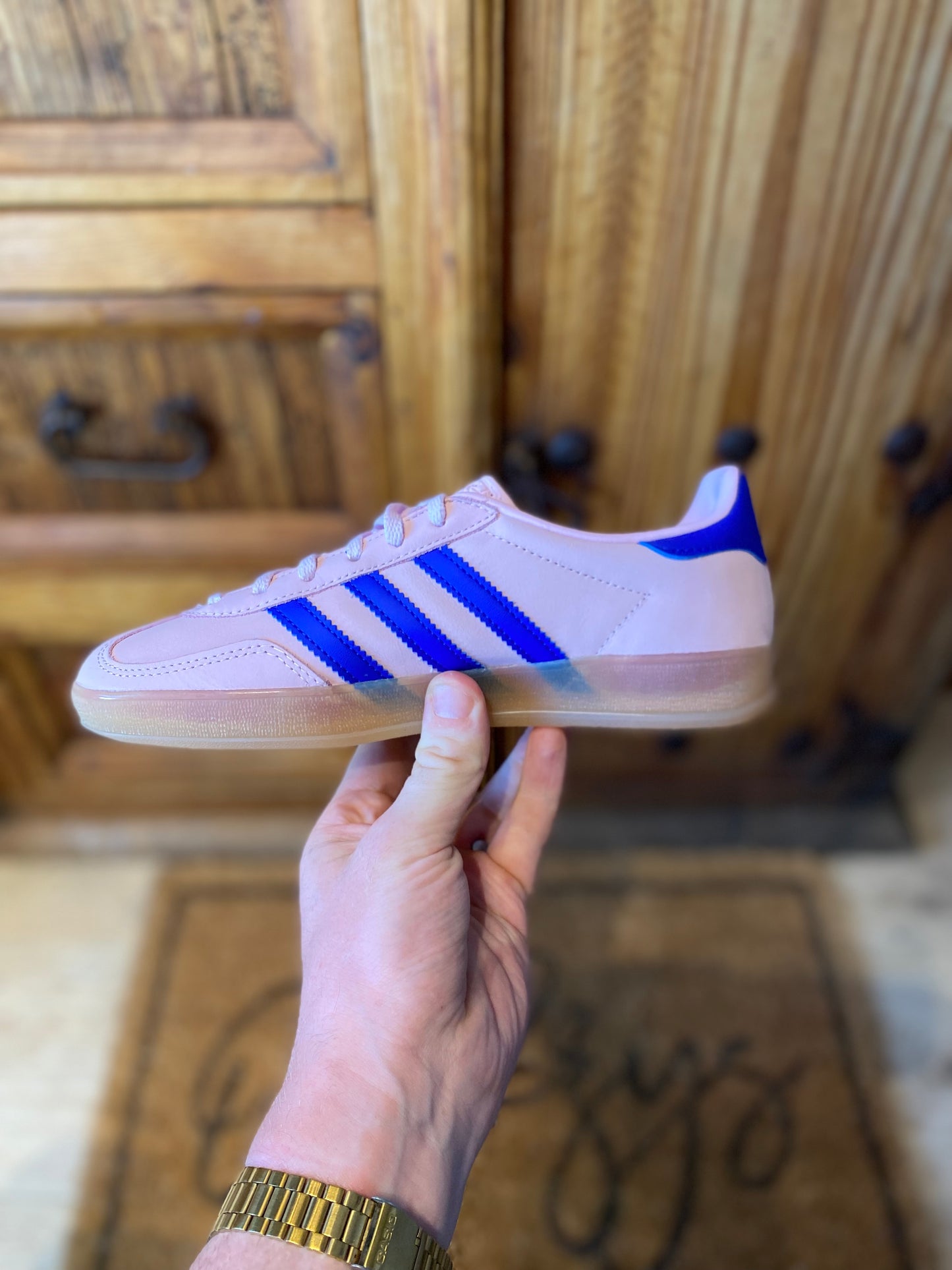 ADIDAS GAZELLE INDOOR ‘CLEAR PINK’ - DS - UK 4.5
