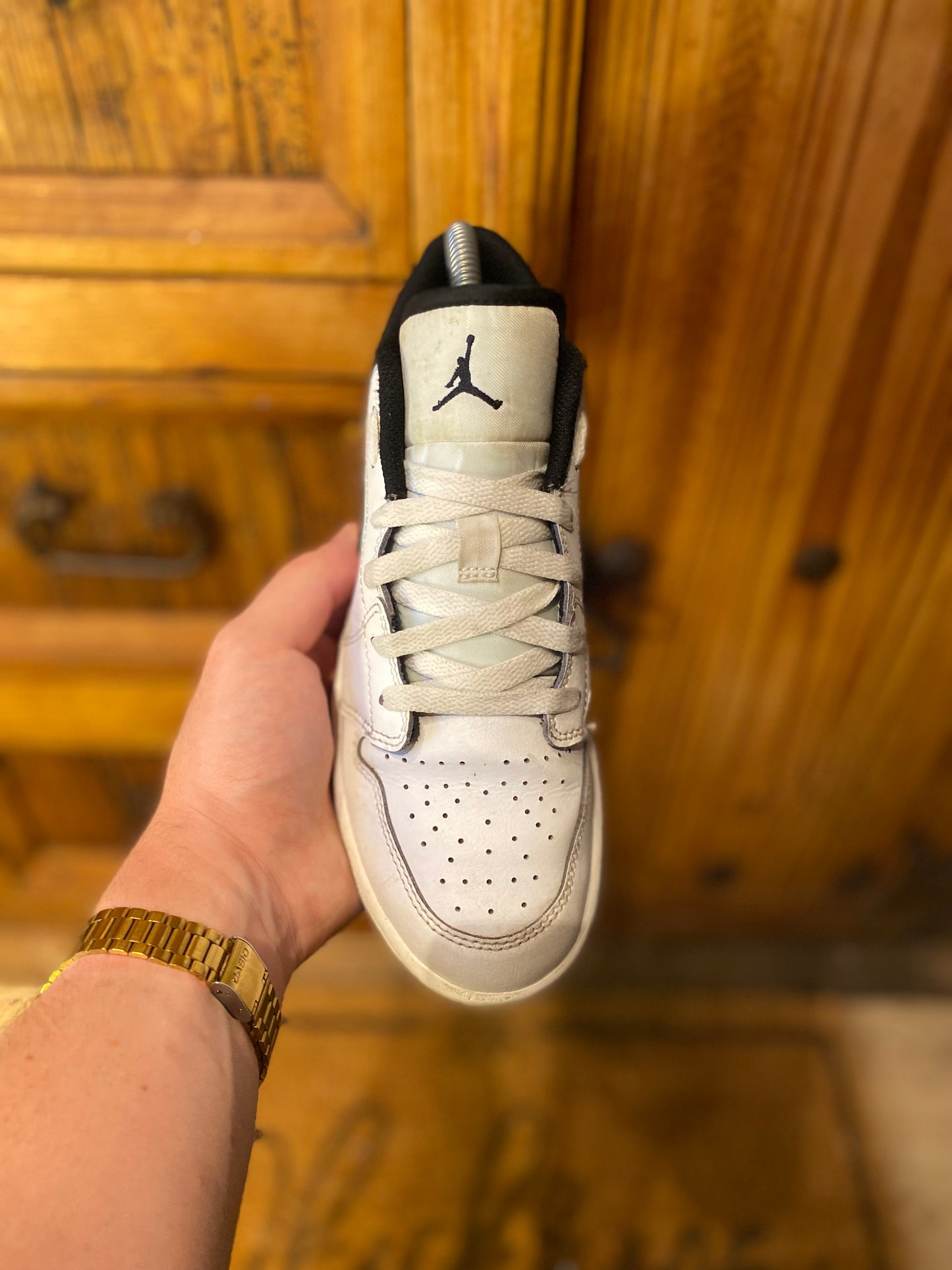 JORDAN 1 LOW ‘WHITE BLACK’ - UK 5