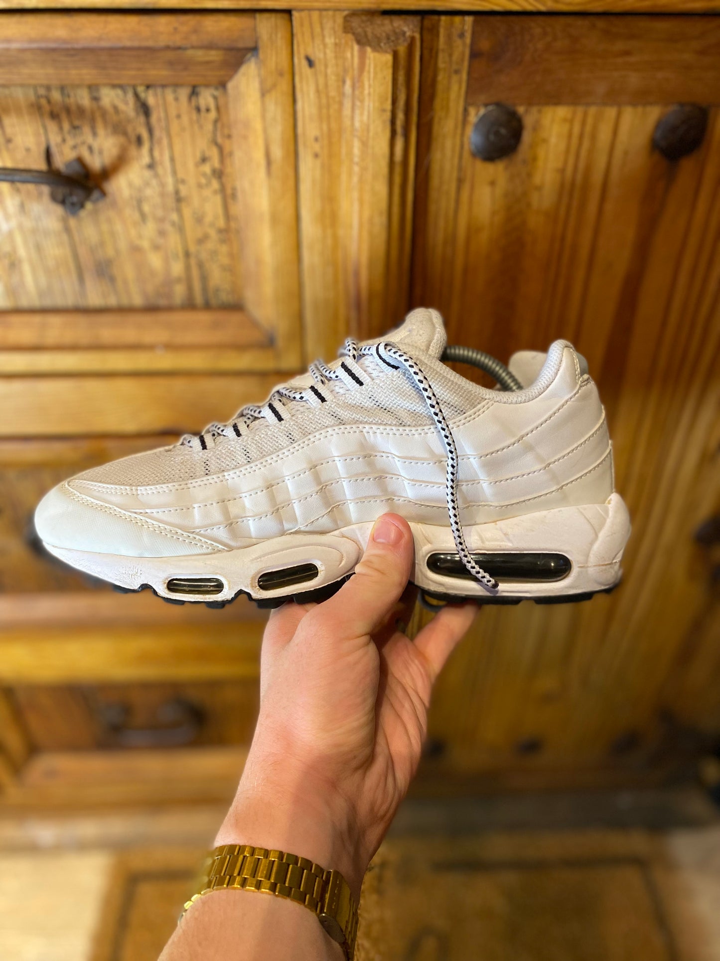NIKE AIR MAX 95 ‘WHITE BLACK’ - UK 9