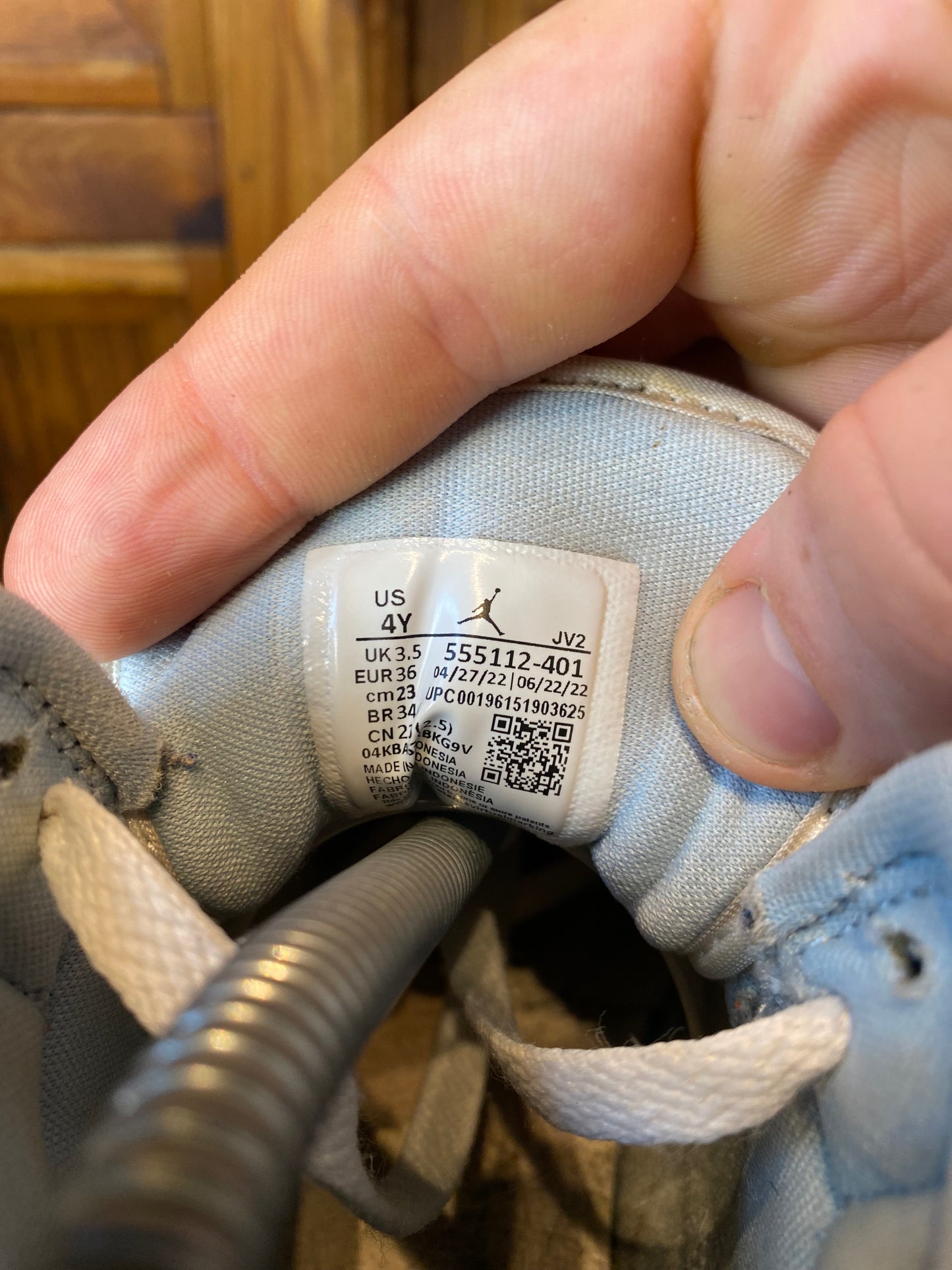 JORDAN 1 MID ‘ICE BLUE’ - UK 3.5