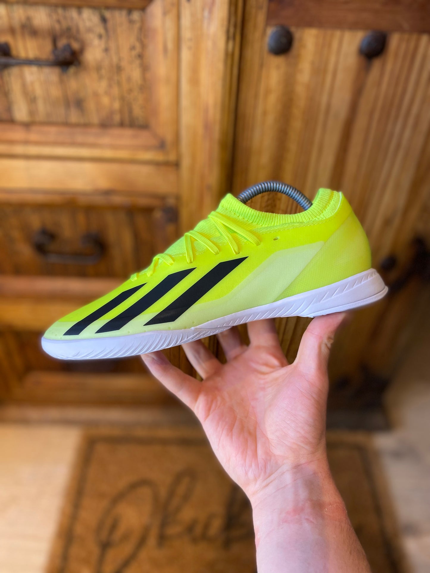 ADIDAS CRAZYFAST LEAGUE INDOORS ‘TEAM SOLAR YELLOW’ - DS - UK 8