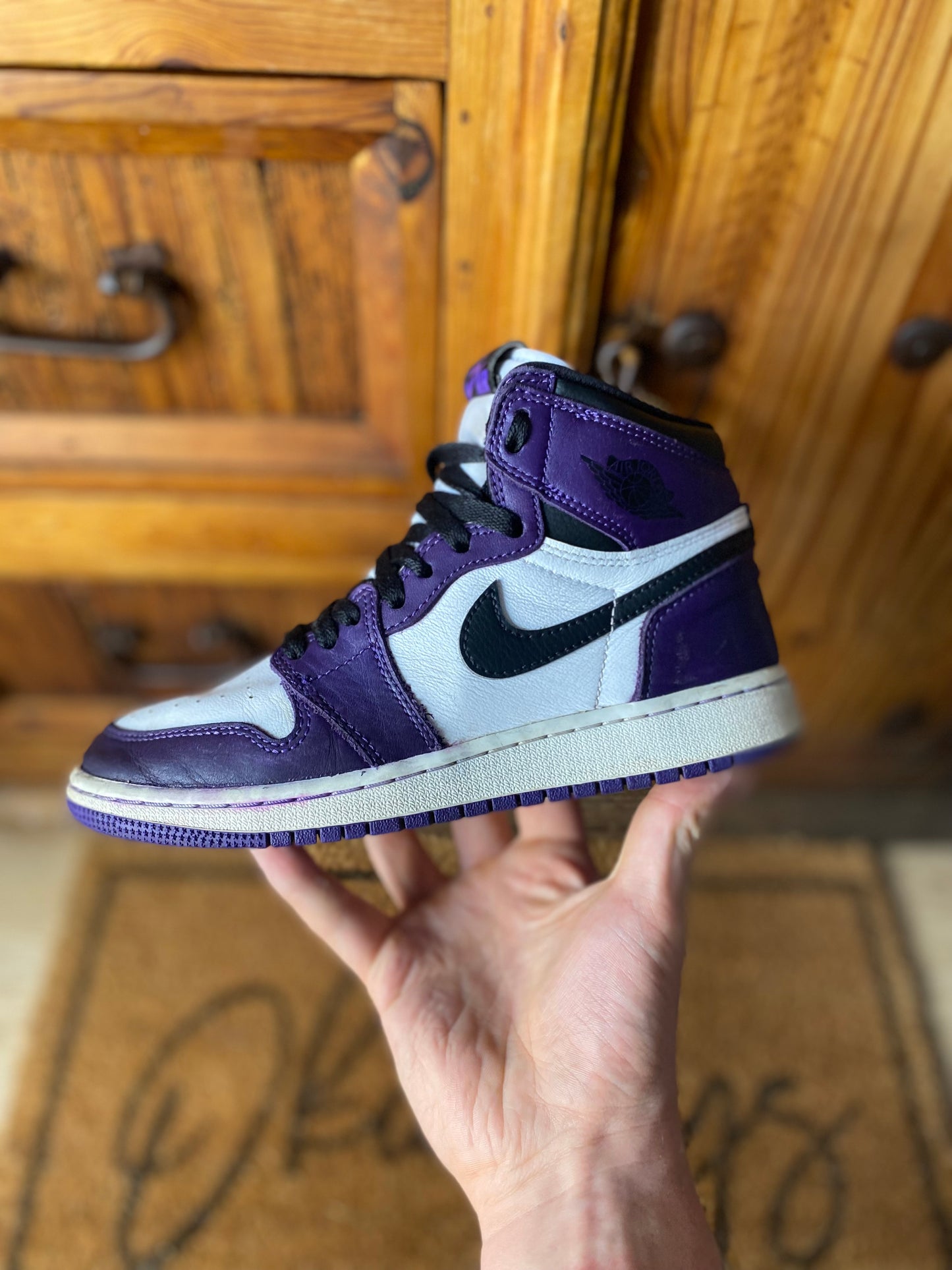 JORDAN 1 HIGH ‘COURT PURPLE WHITE’ - UK 4