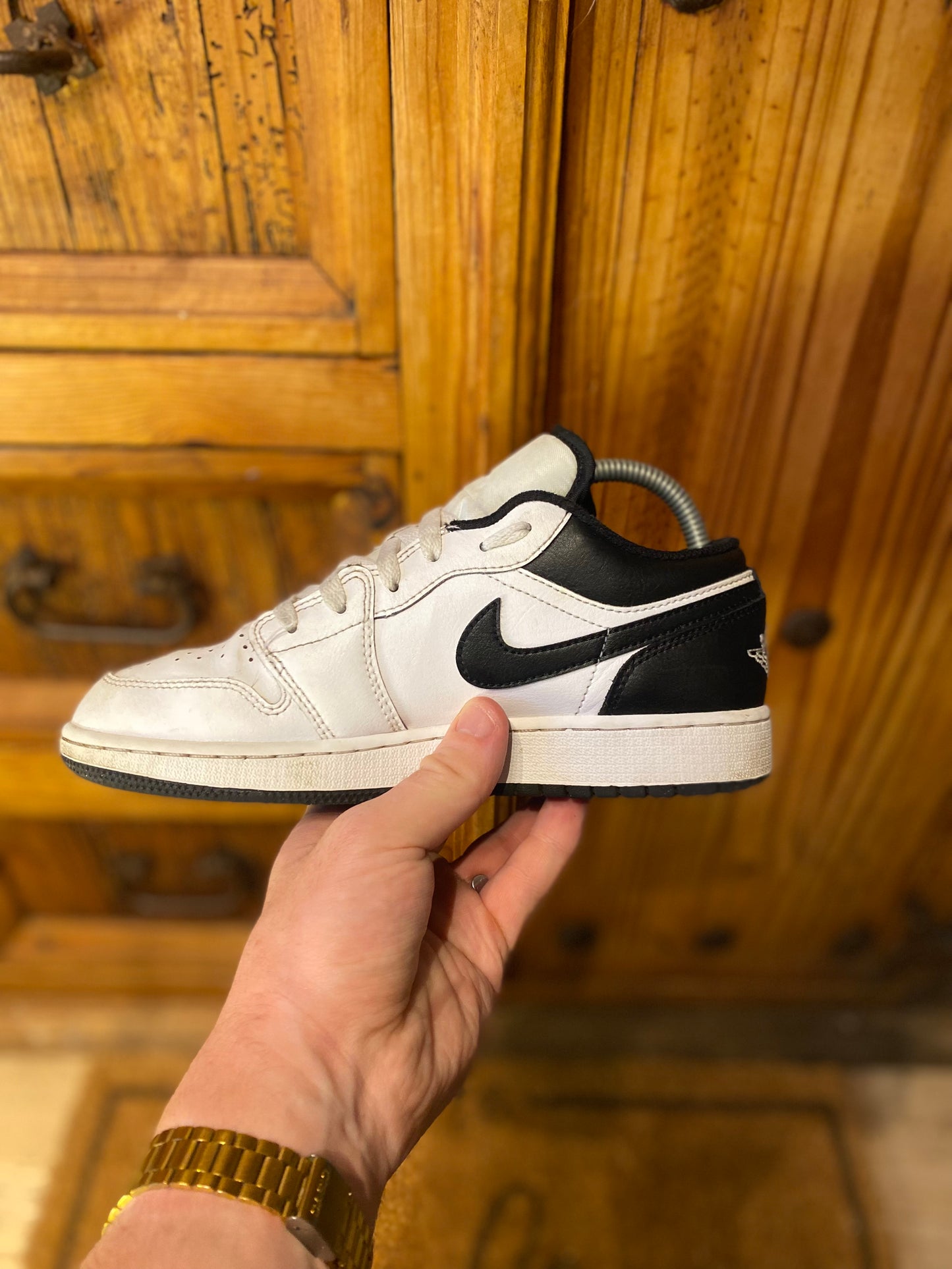 JORDAN 1 LOW ‘WHITE BLACK’ - UK 5