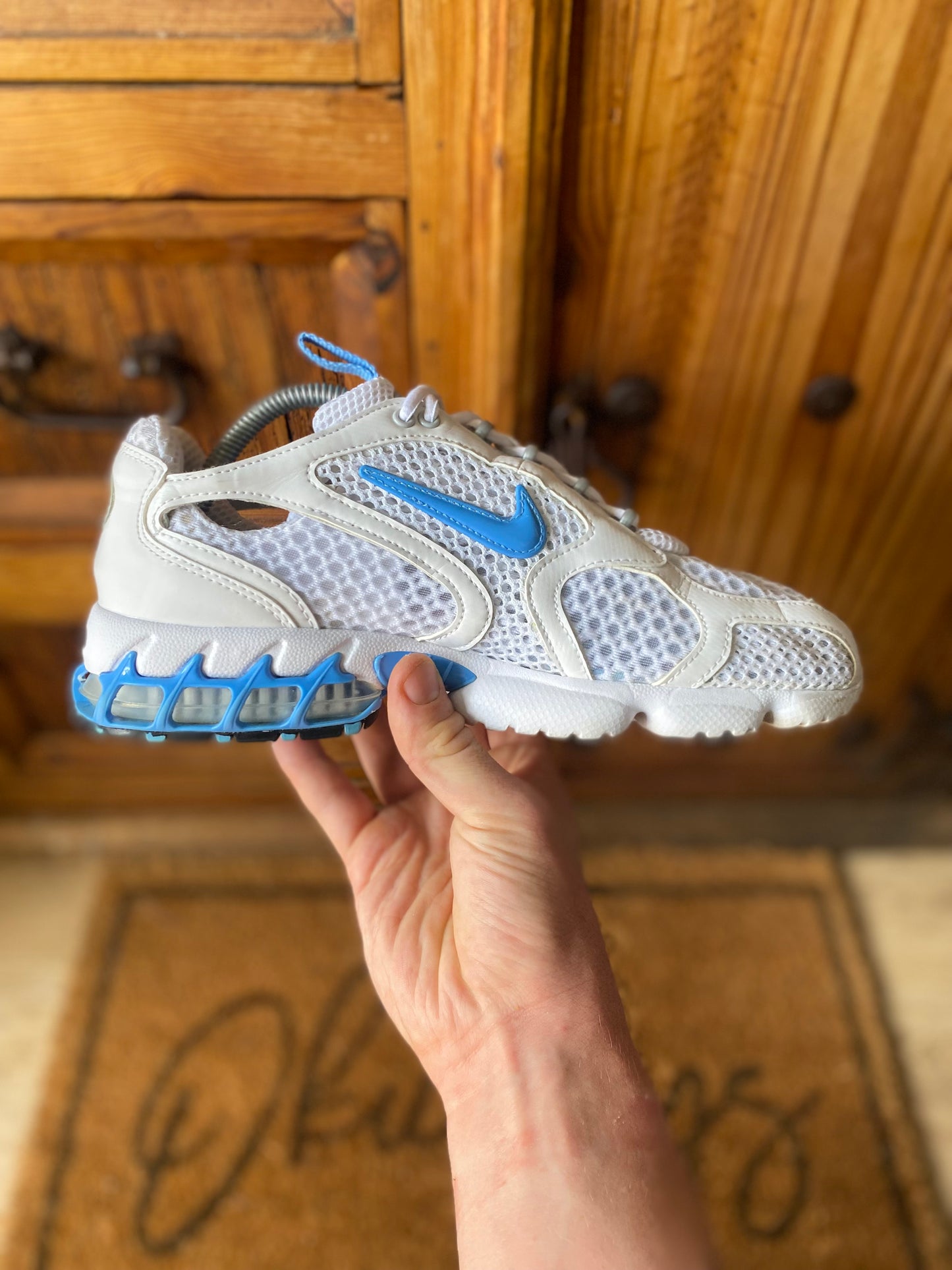 NIKE AIR ZOOM SPIRIDON CAGE 2 ‘WHITE UNIVERSITY BLUE’ - UK 7