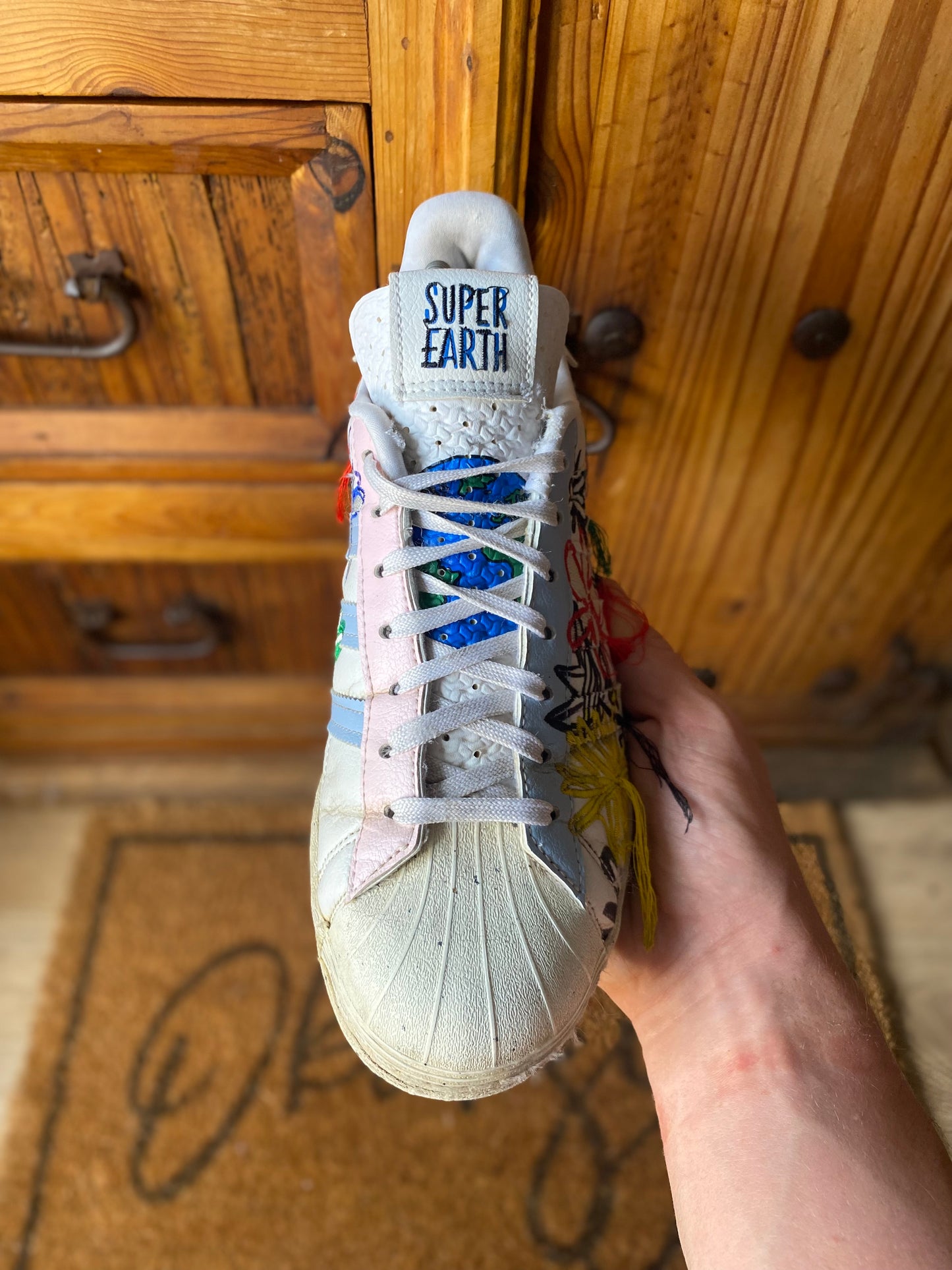 ADIDAS SUPERSTAR SEAN WOTHERSPOON SUPEREARTH - UK 7.5