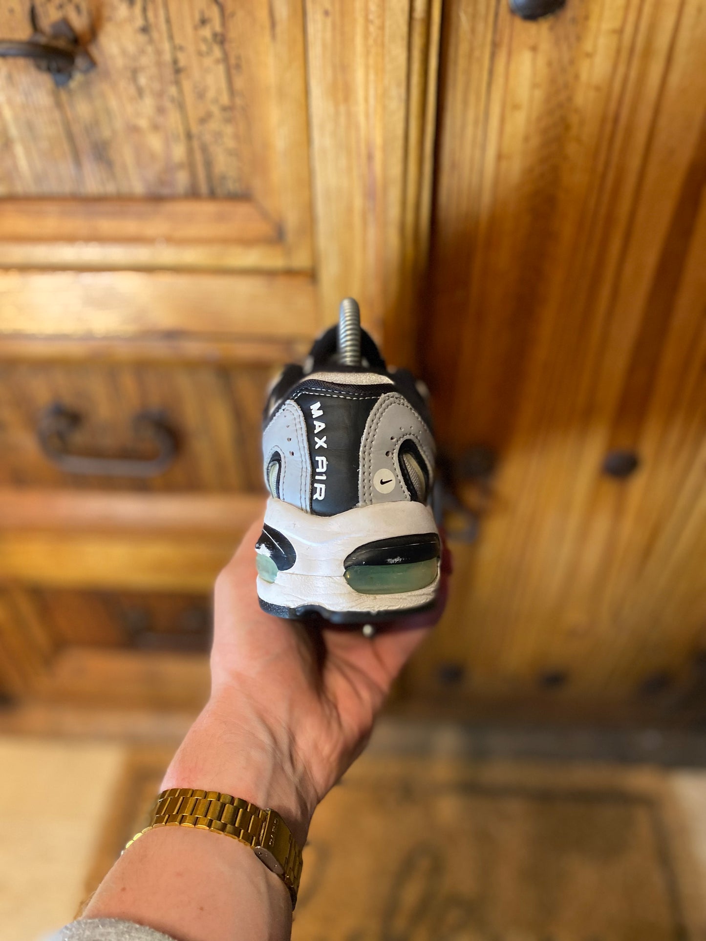 NIKE AIR MAX TAILWIND 4 ‘WOLF GREY GREEN SPARK’ - UK 5.5