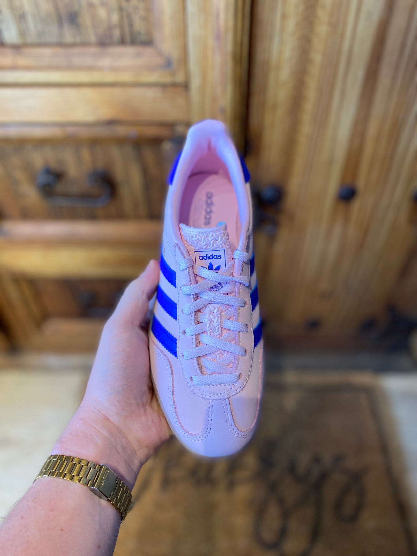 ADIDAS GAZELLE INDOOR ‘CLEAR PINK’ - DS - UK 4.5