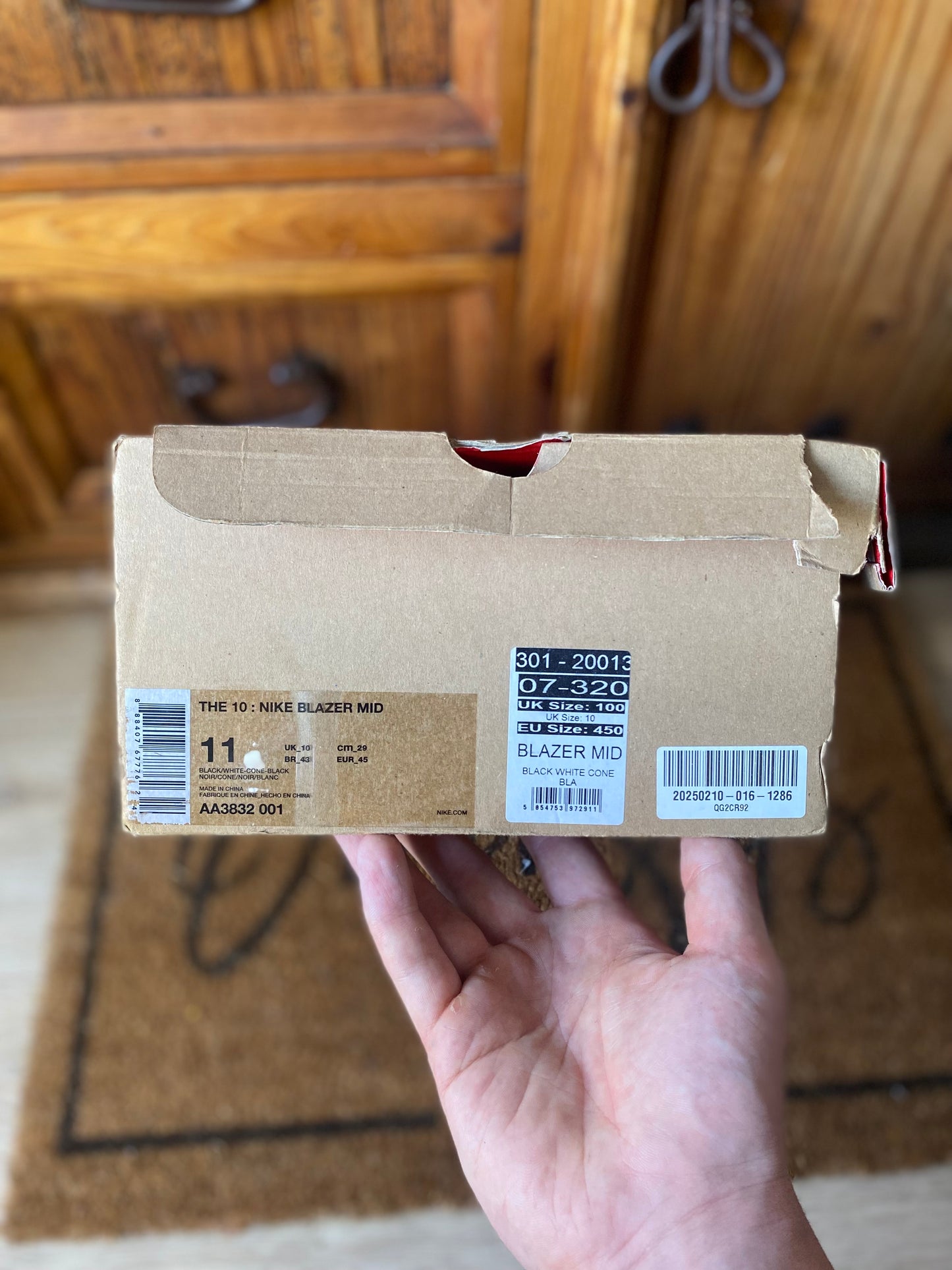 NIKE X OFF WHITE BLAZER MID ‘GRIM REAPER’ - UK 10