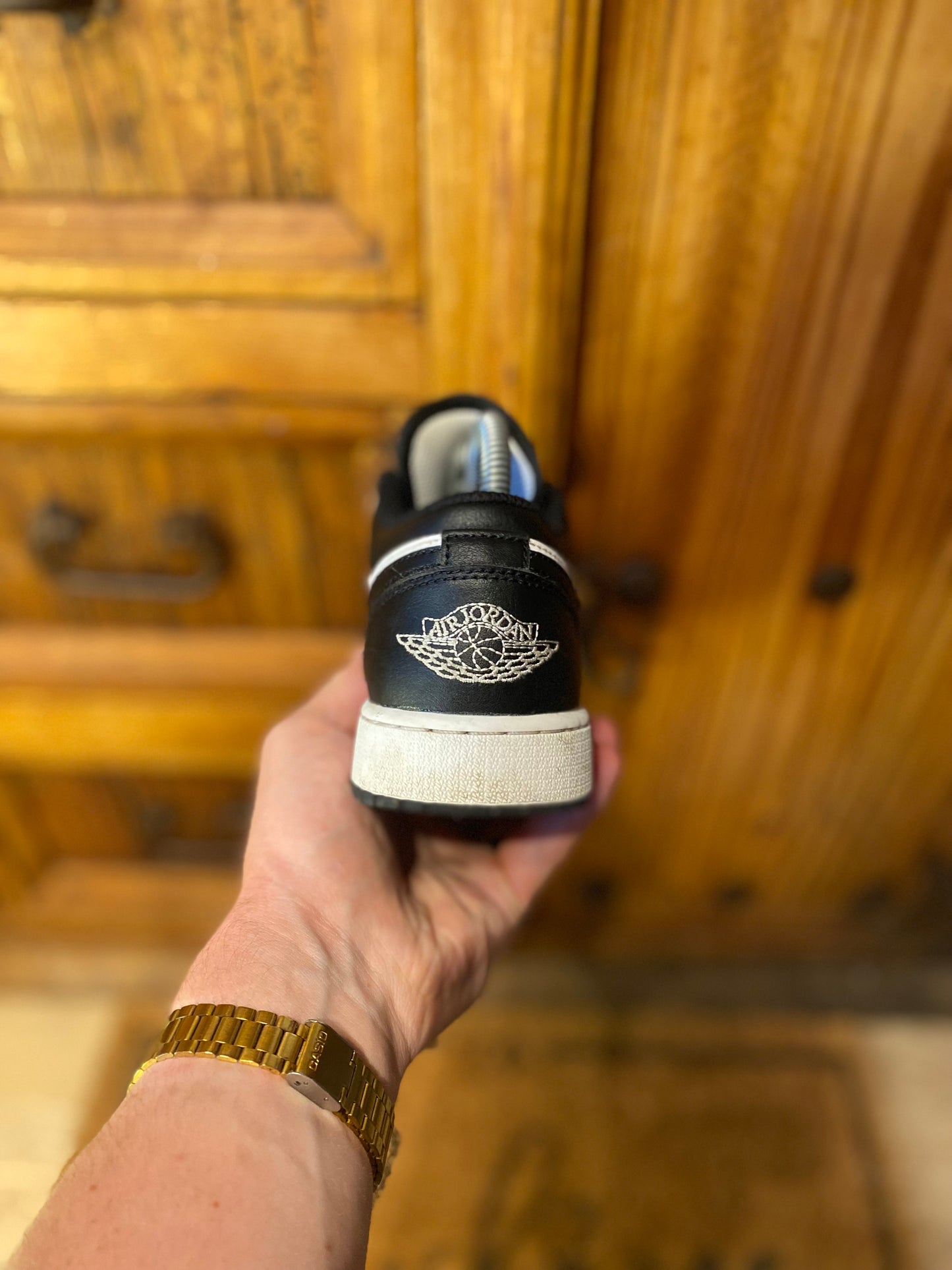 JORDAN 1 LOW ‘WHITE BLACK’ - UK 5
