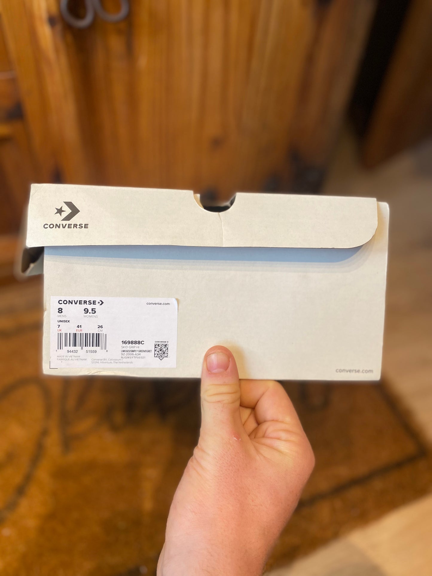 CONVERSE X FEAR OF GOD ESSENTIALS SKID GRID HI - UK 7