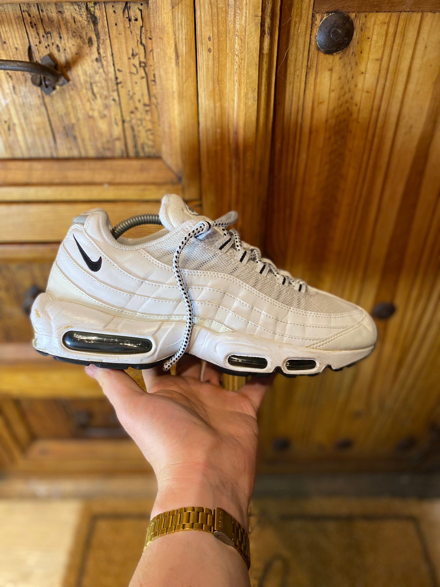 NIKE AIR MAX 95 ‘WHITE BLACK’ - UK 9