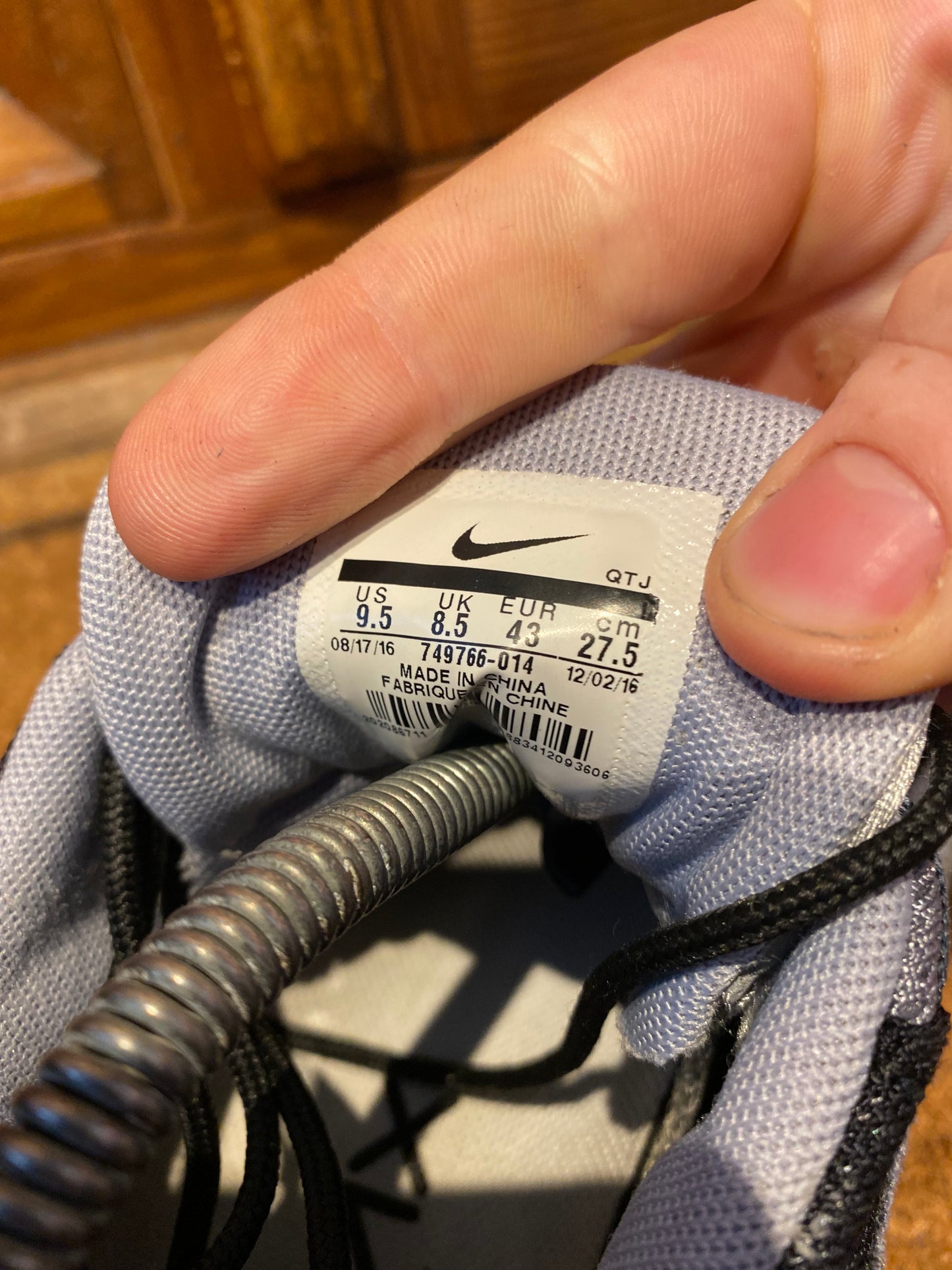 NIKE AIR MAX 95 ‘WOLF GREY ANTHRACITE’ - UK 8.5