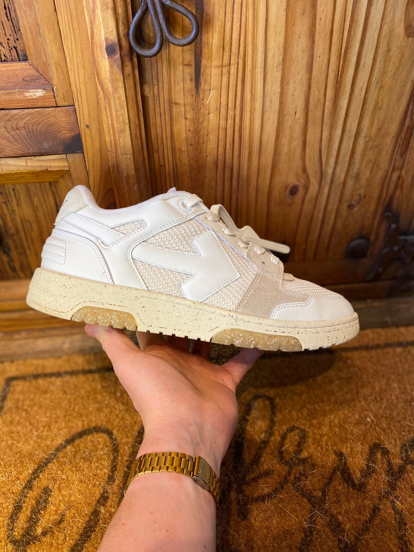 OFF-WHITE OUT OF OFFICE LOW SLIM ‘WHITE’ - UK 12