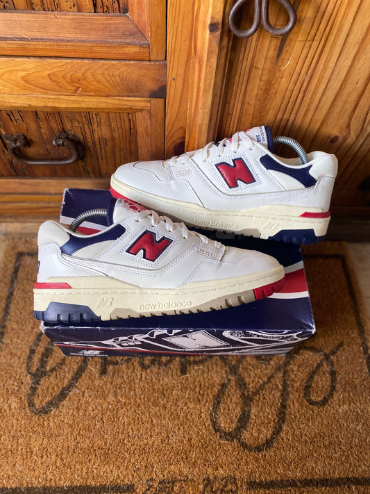 NEW BALANCE 550 AIMÉ LEON DORE ‘WHITE NAVY RED’ - UK 8.5