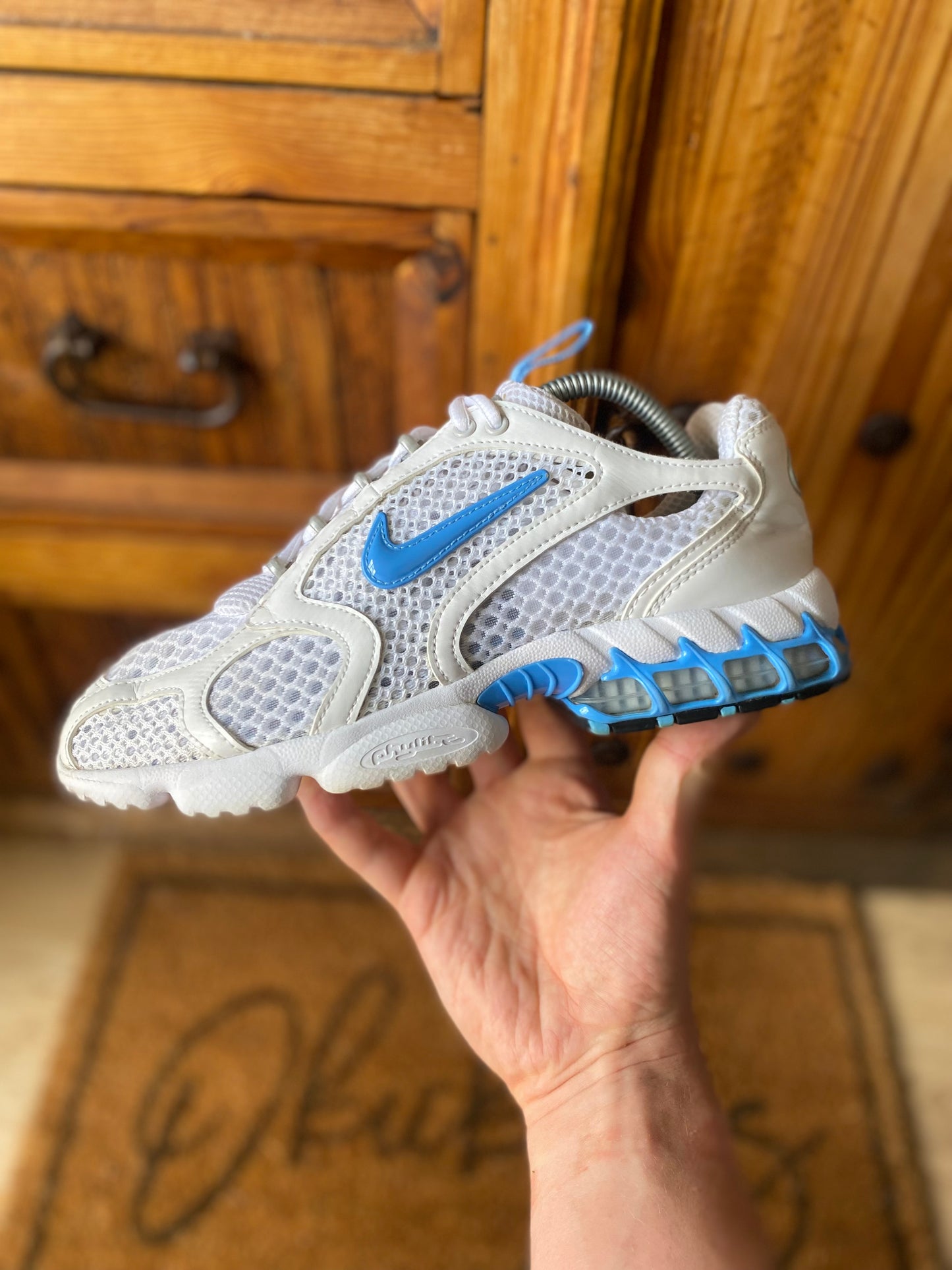 NIKE AIR ZOOM SPIRIDON CAGE 2 ‘WHITE UNIVERSITY BLUE’ - UK 7