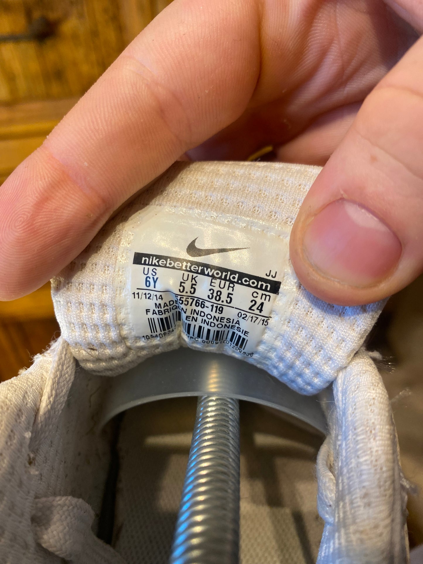 NIKE AIR MAX 1 ‘ALL WHITE’ - UK 5.5
