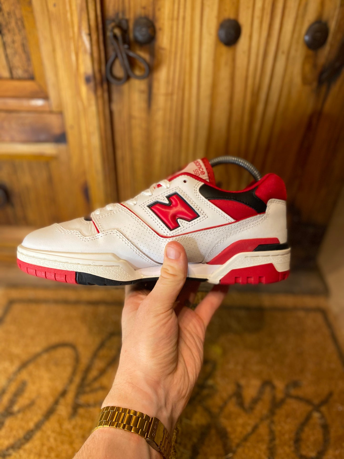 NEW BALANCE 550 ‘WHITE RED’ - UK 7