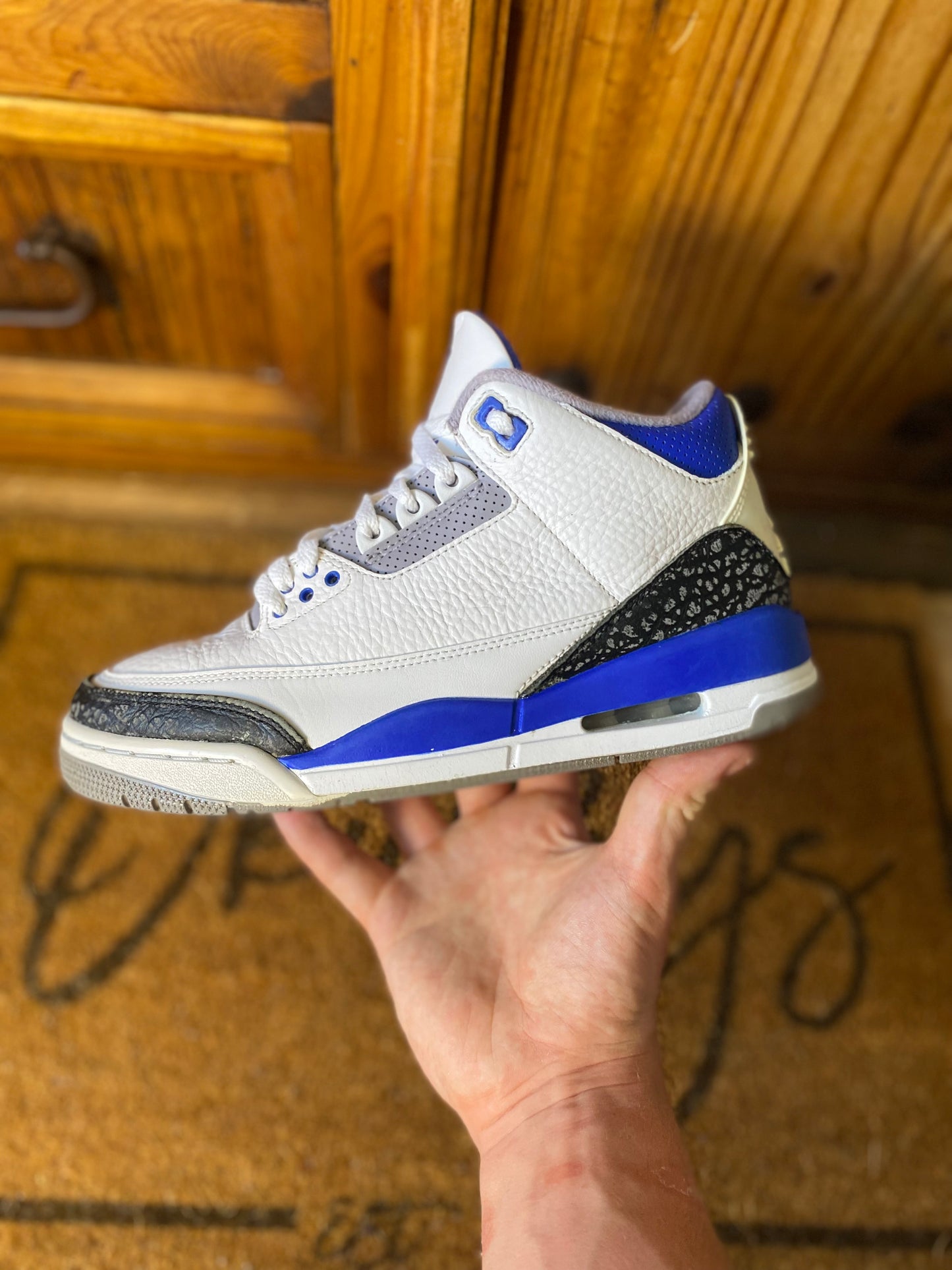 JORDAN 3 ‘RACER BLUE’ - UK 6.5