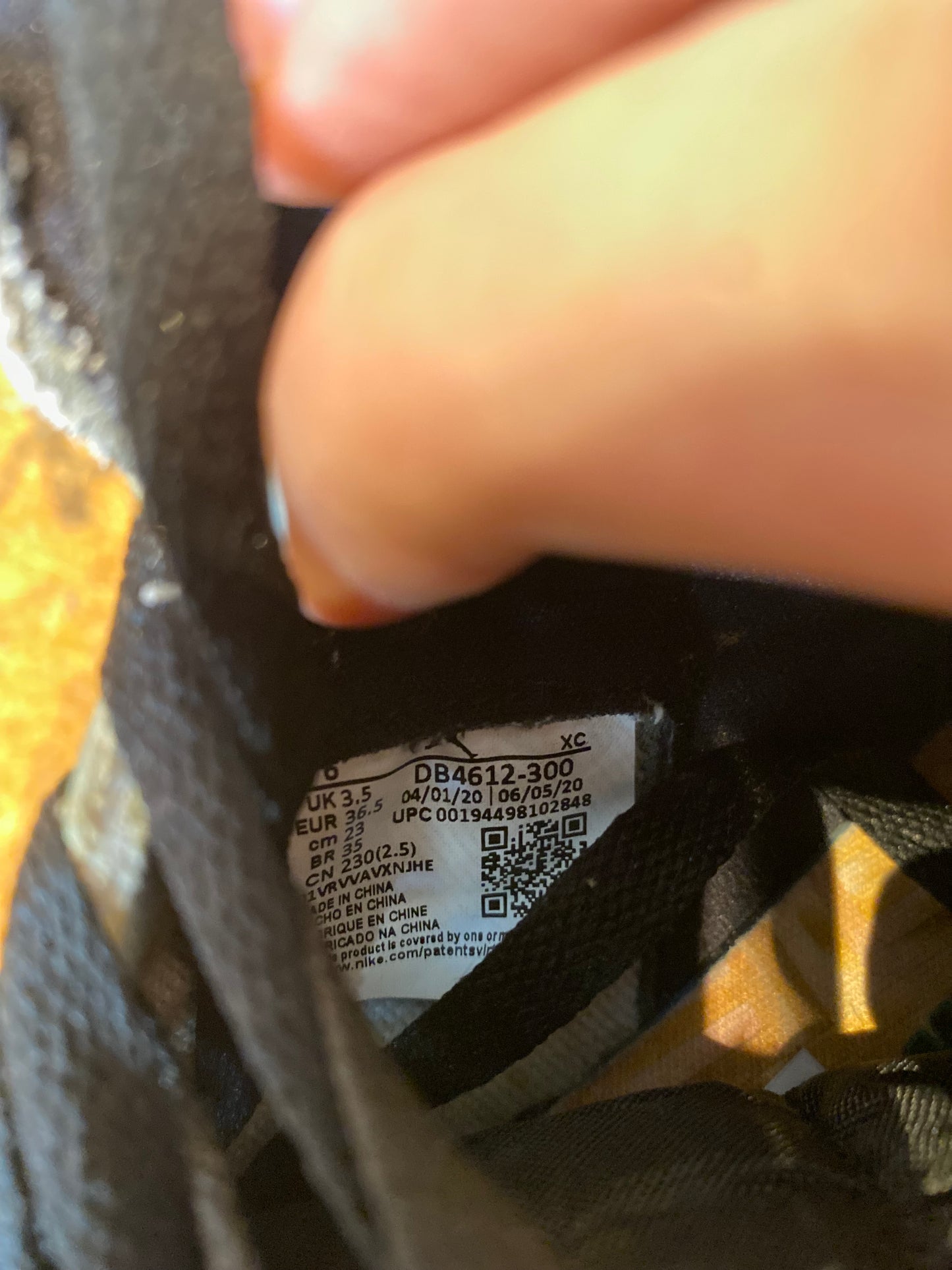 JORDAN 1 HIGH ‘LUCKY GREEN’ - UK 3.5
