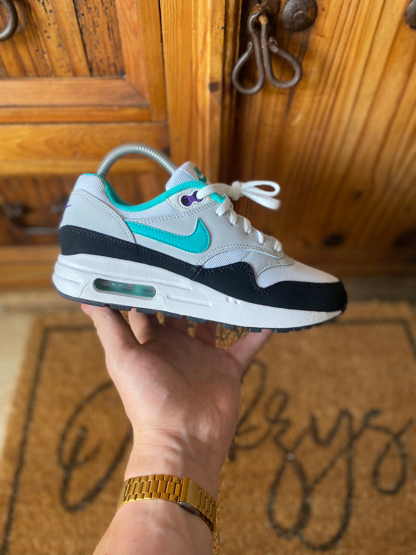 NIKE AIR MAX 1 ‘COURT PURPLE HYPER JADE’ - UK 4.5
