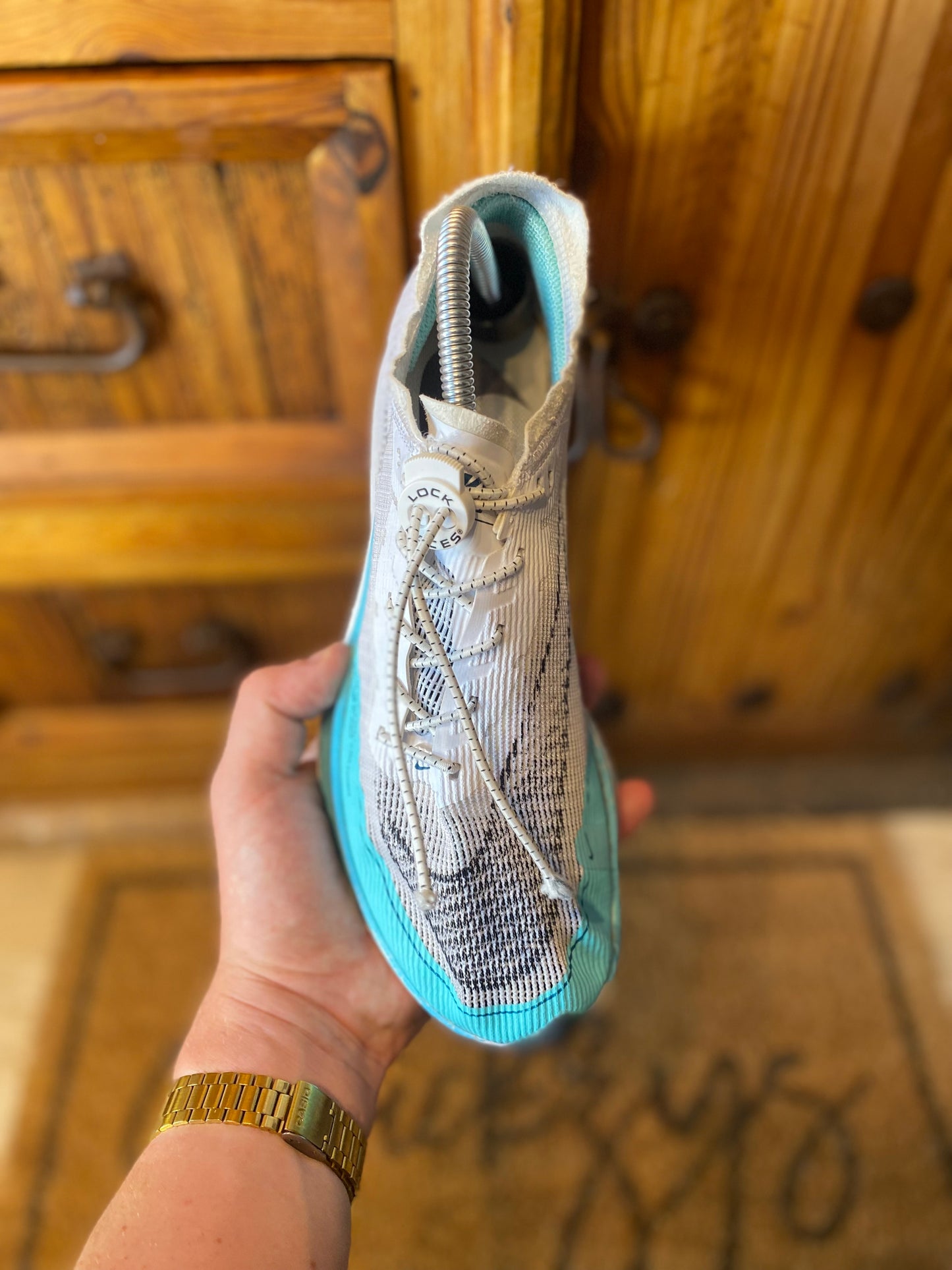NIKE VAPORFLY 2 ‘WHITE AURORA GREEN’ - UK 6.5