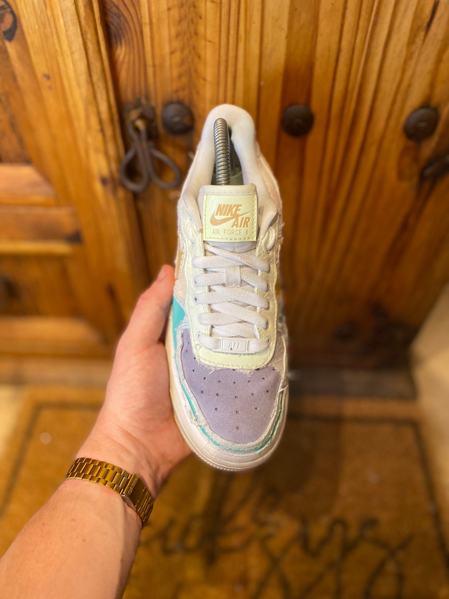 NIKE AIR FORCE 1 TEAR AWAY ‘PASTEL REVEAL’ - UK 4