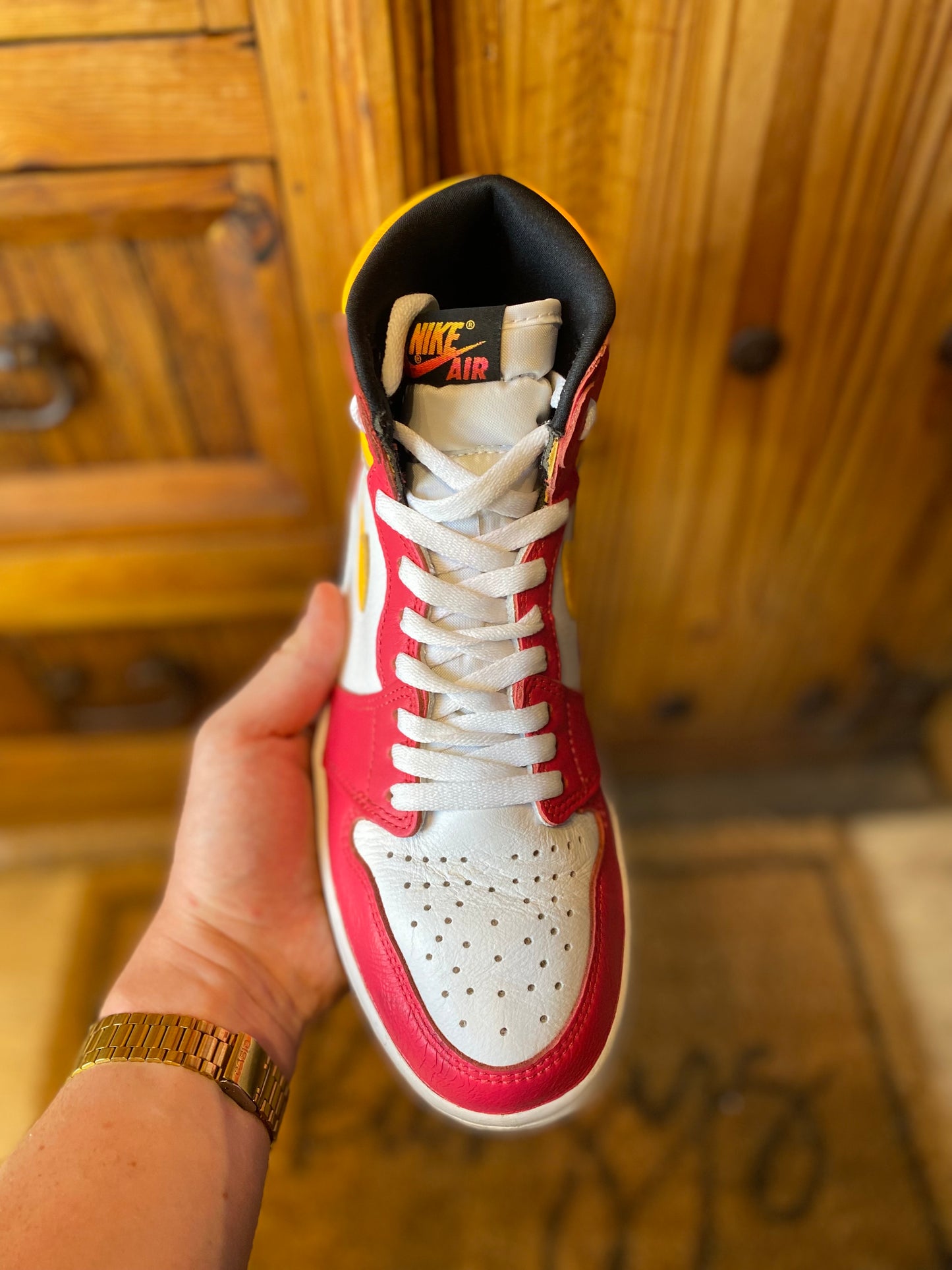 JORDAN 1 HIGH ‘LIGHT FUSION RED’ - UK 7.5
