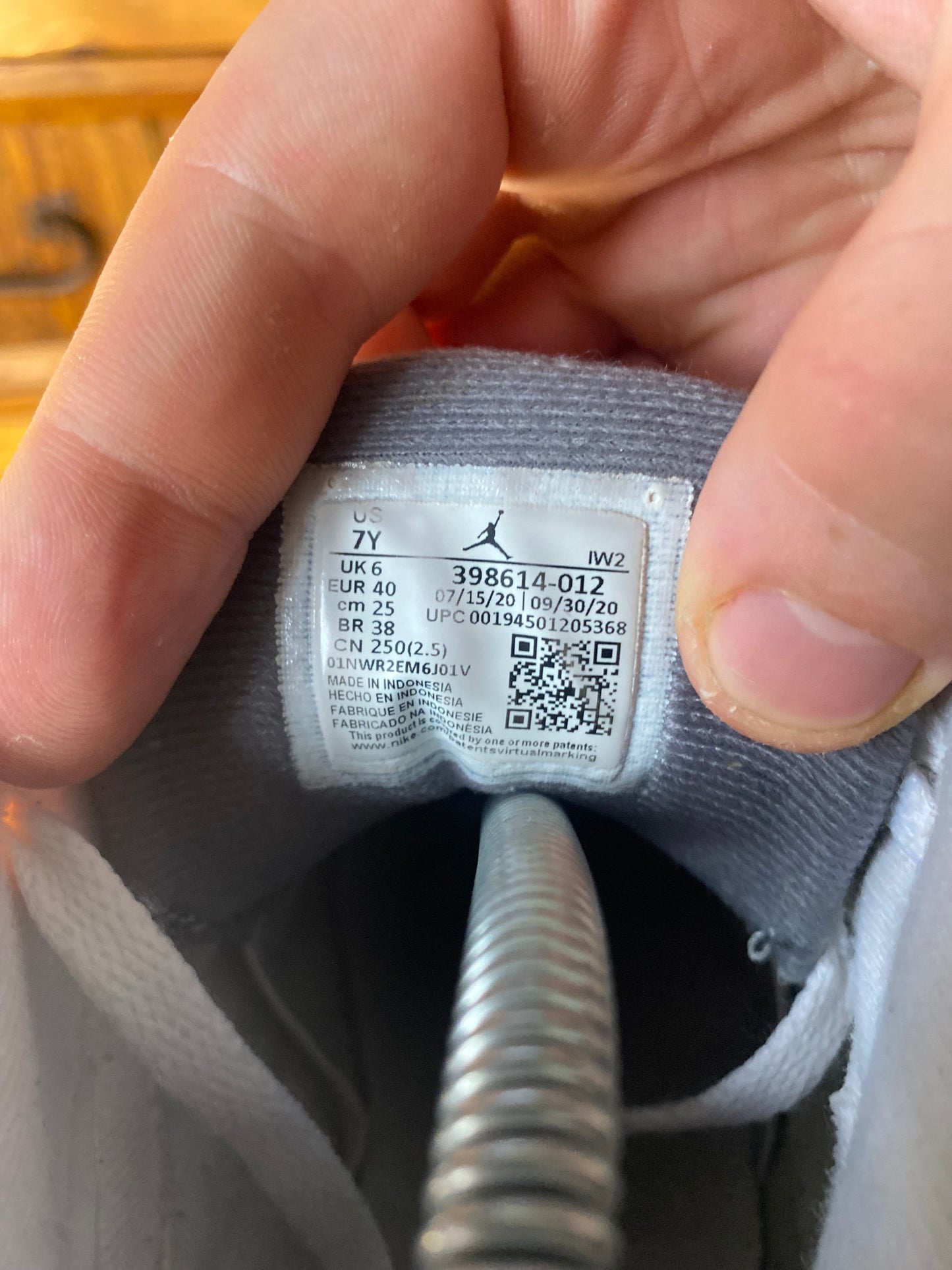 JORDAN 3 ‘COOL GREY’ - UK 6.5