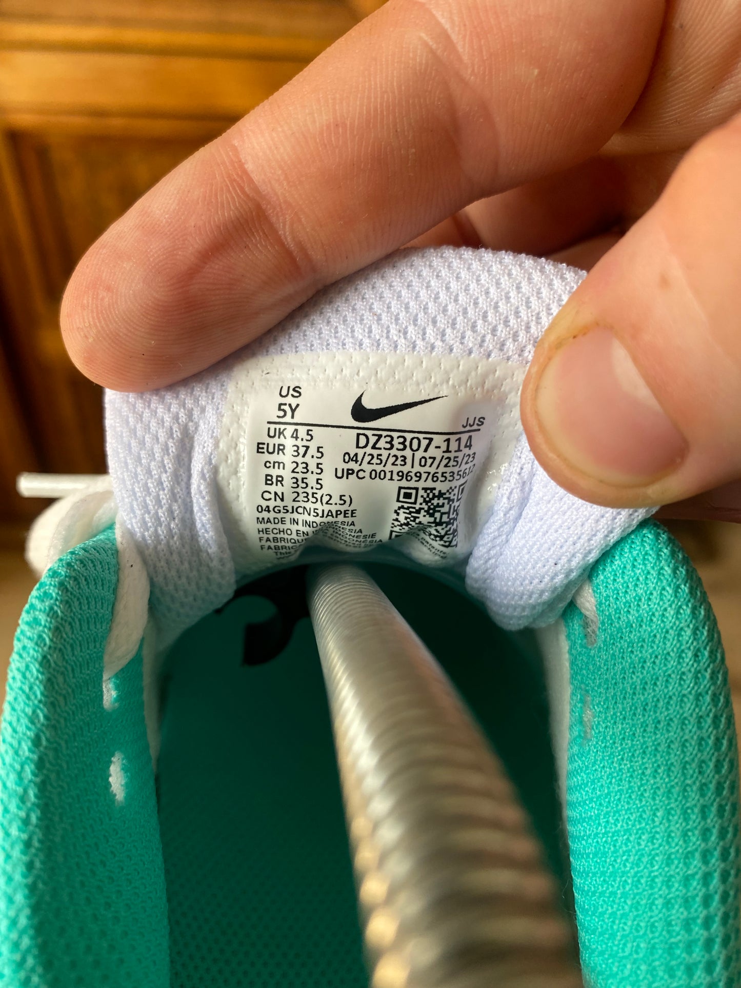 NIKE AIR MAX 1 ‘COURT PURPLE HYPER JADE’ - UK 4.5