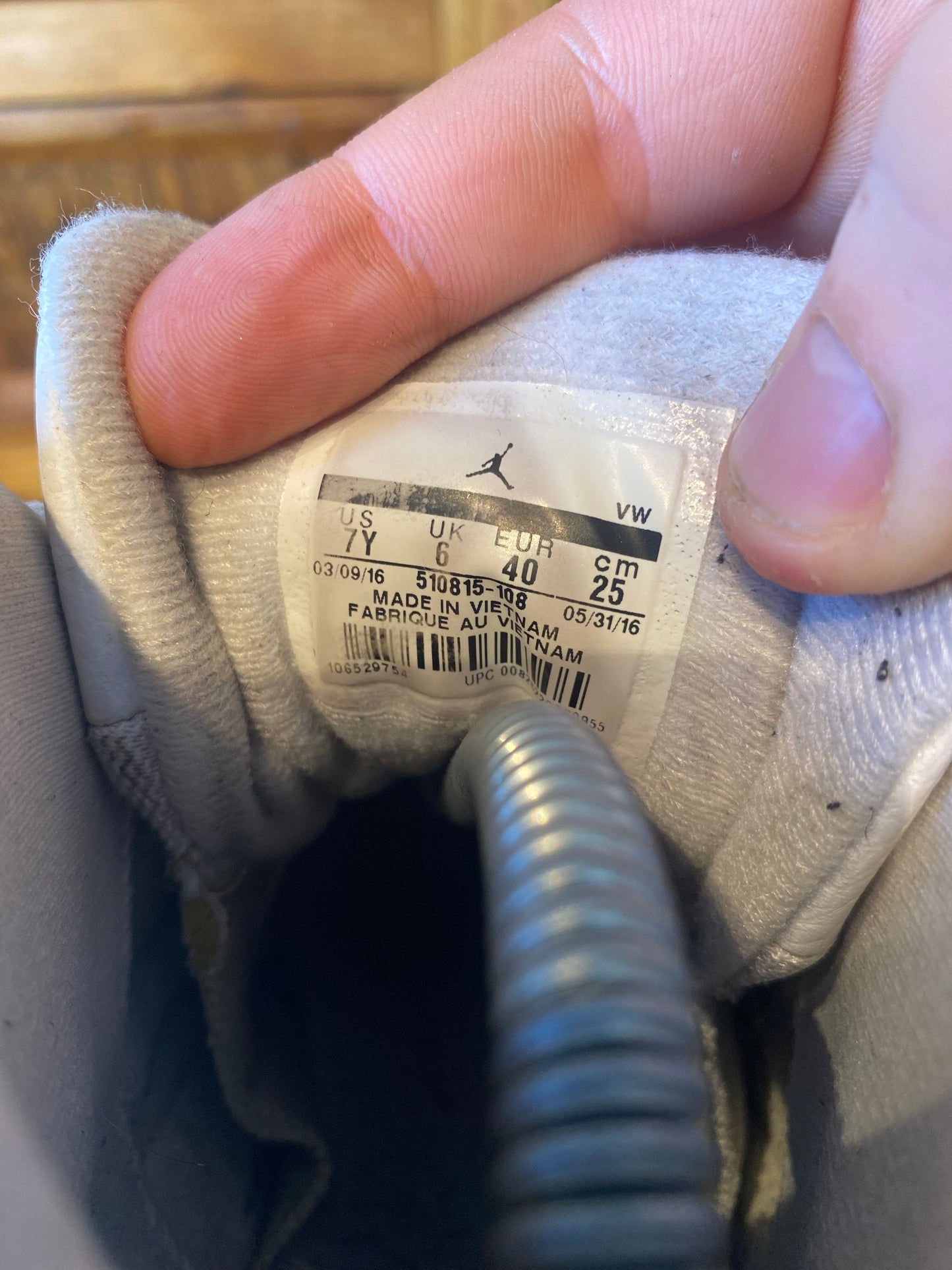 JORDAN 12 ‘WOLF GREY’ - UK 6