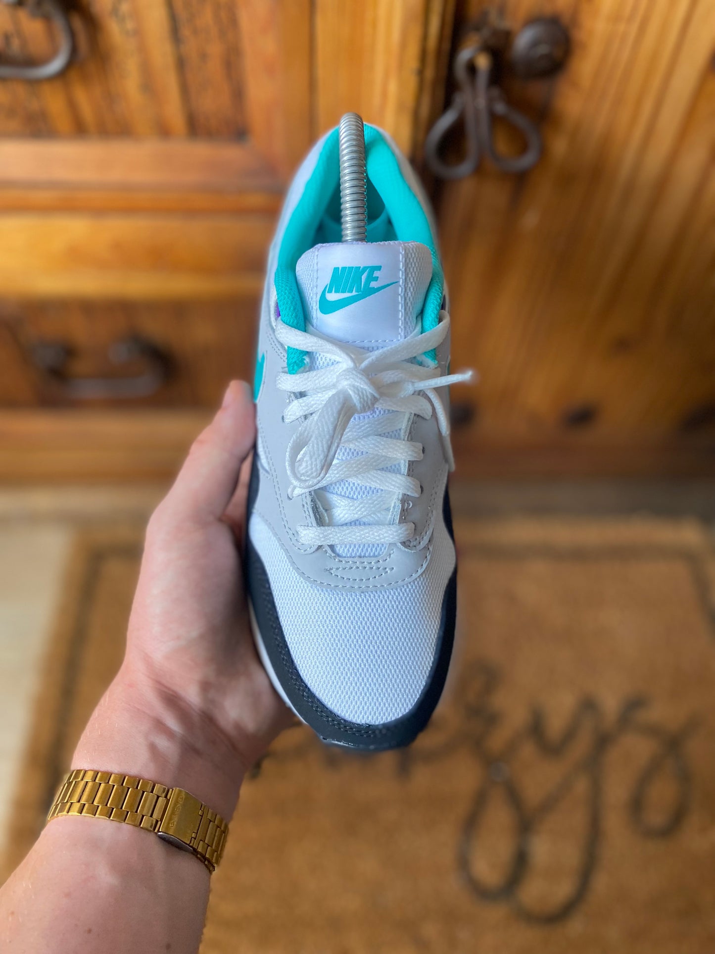 NIKE AIR MAX 1 ‘COURT PURPLE HYPER JADE’ - UK 4.5