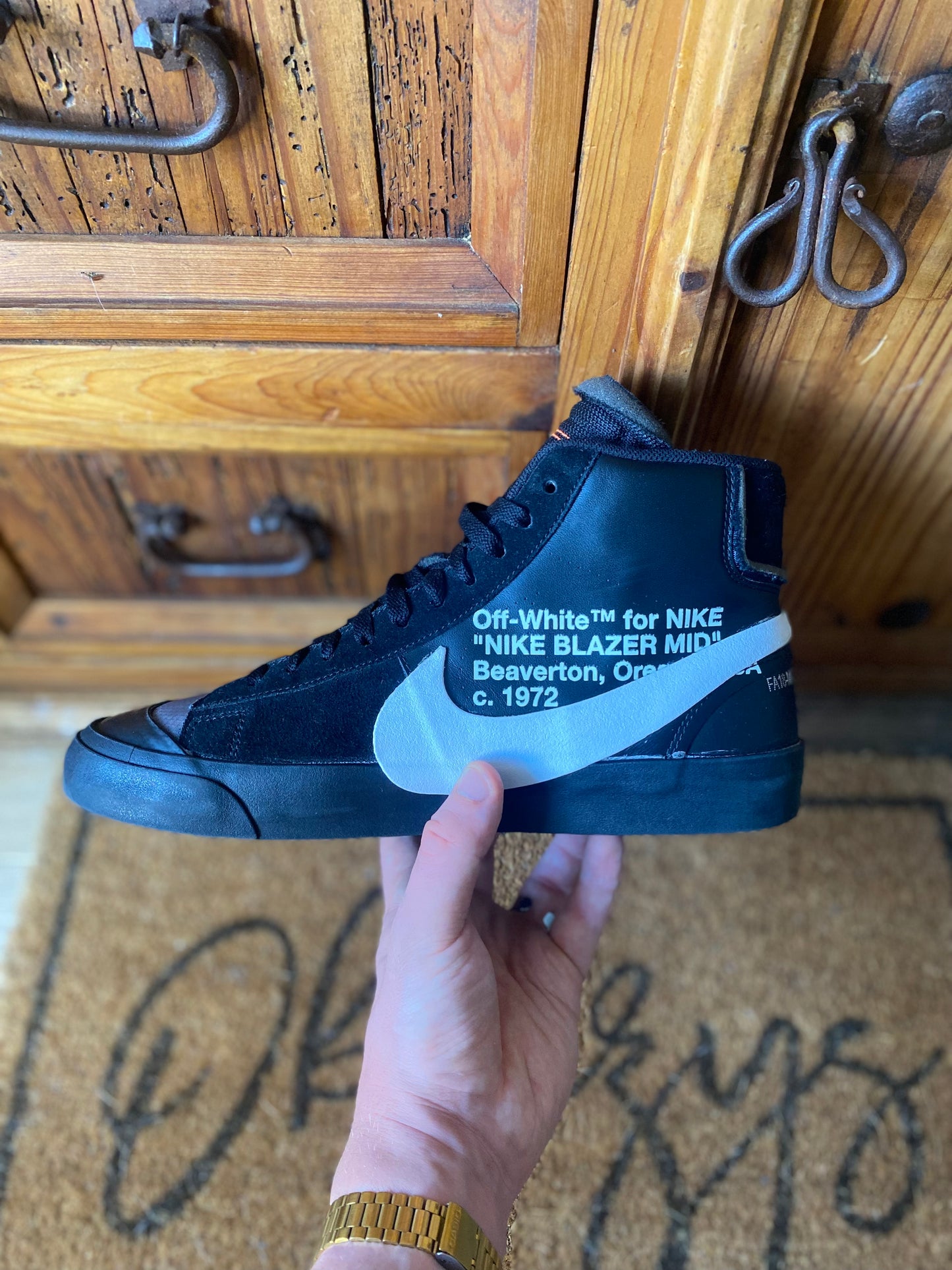 NIKE X OFF WHITE BLAZER MID ‘GRIM REAPER’ - UK 10