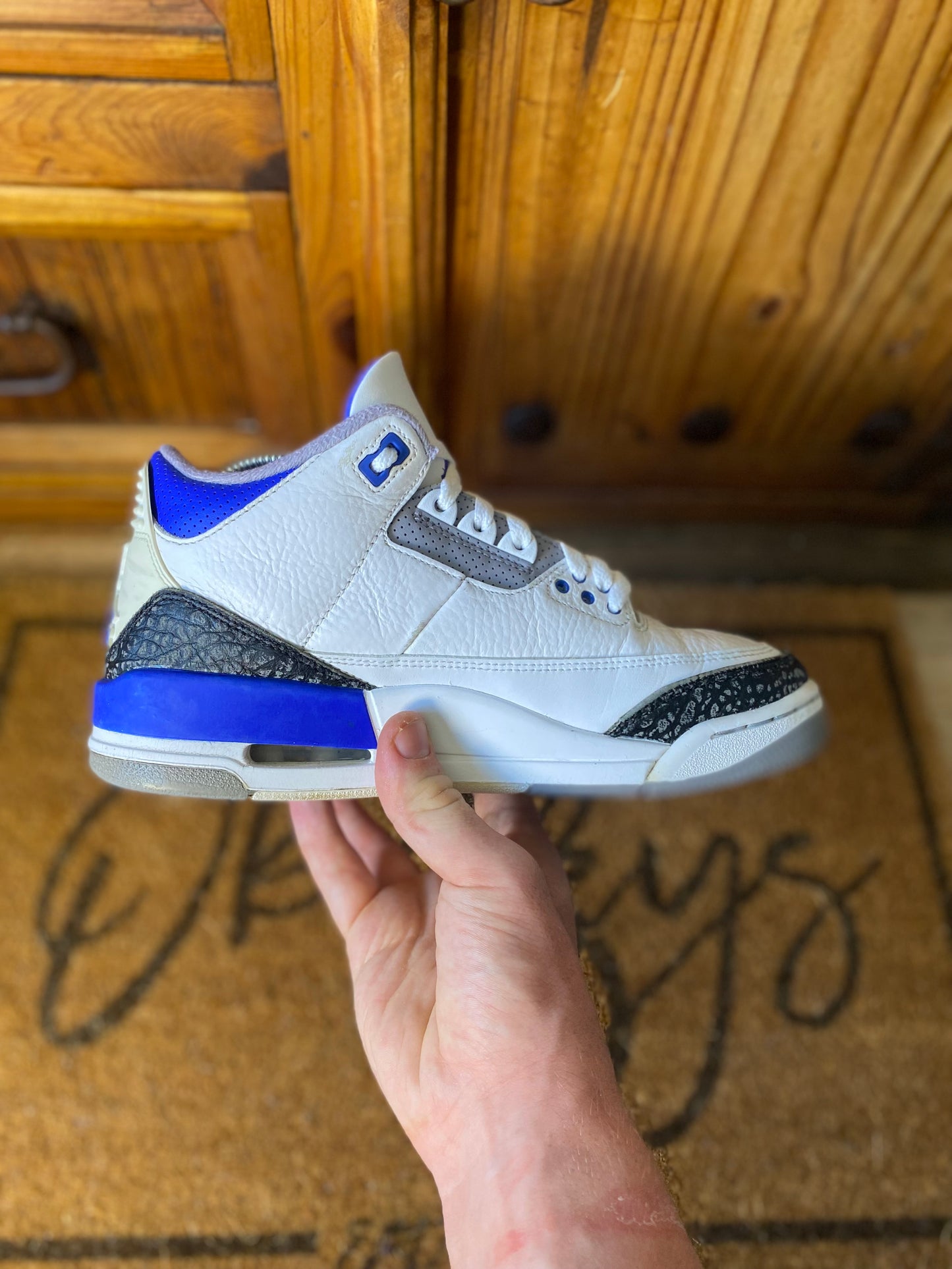 JORDAN 3 ‘RACER BLUE’ - UK 6.5