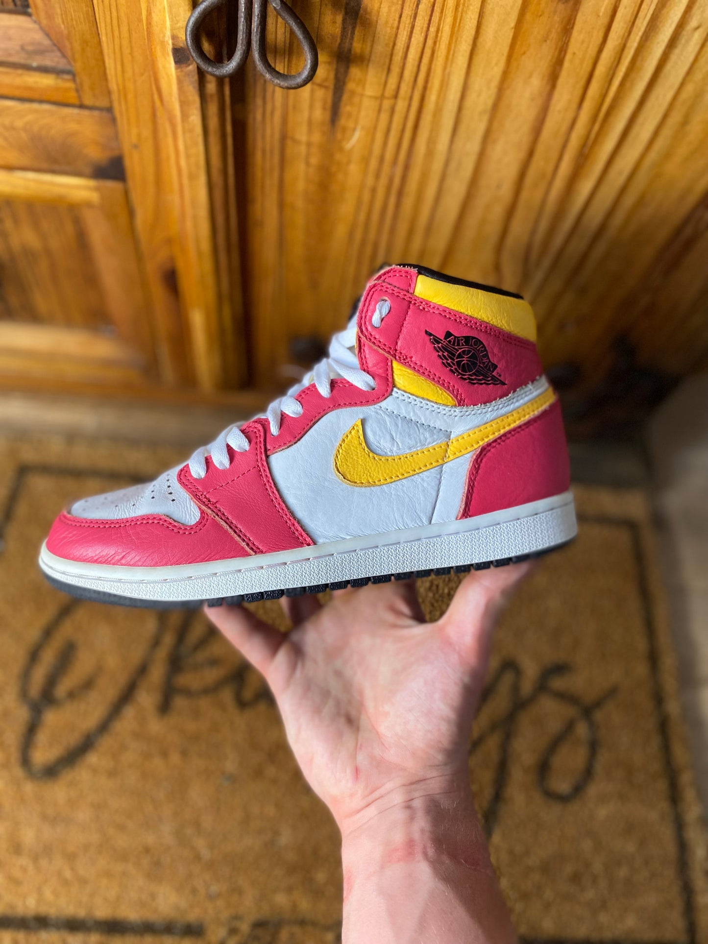 JORDAN 1 HIGH ‘LIGHT FUSION RED’ - UK 7